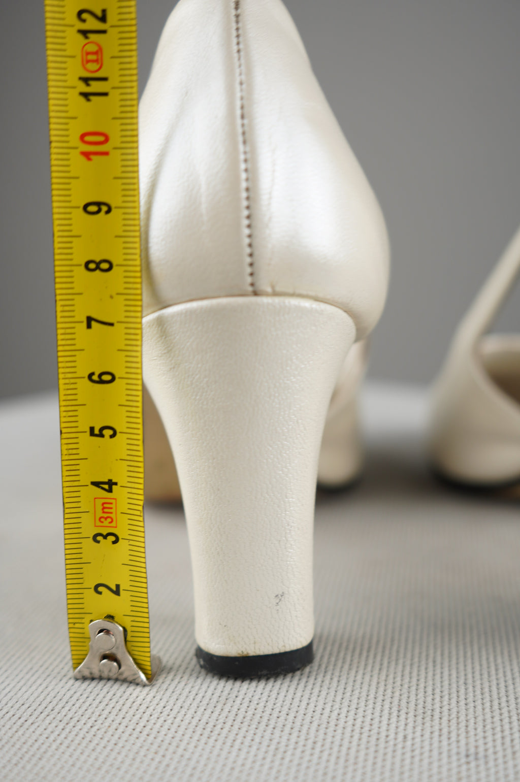 tacchi vintage in vera pelle n 36