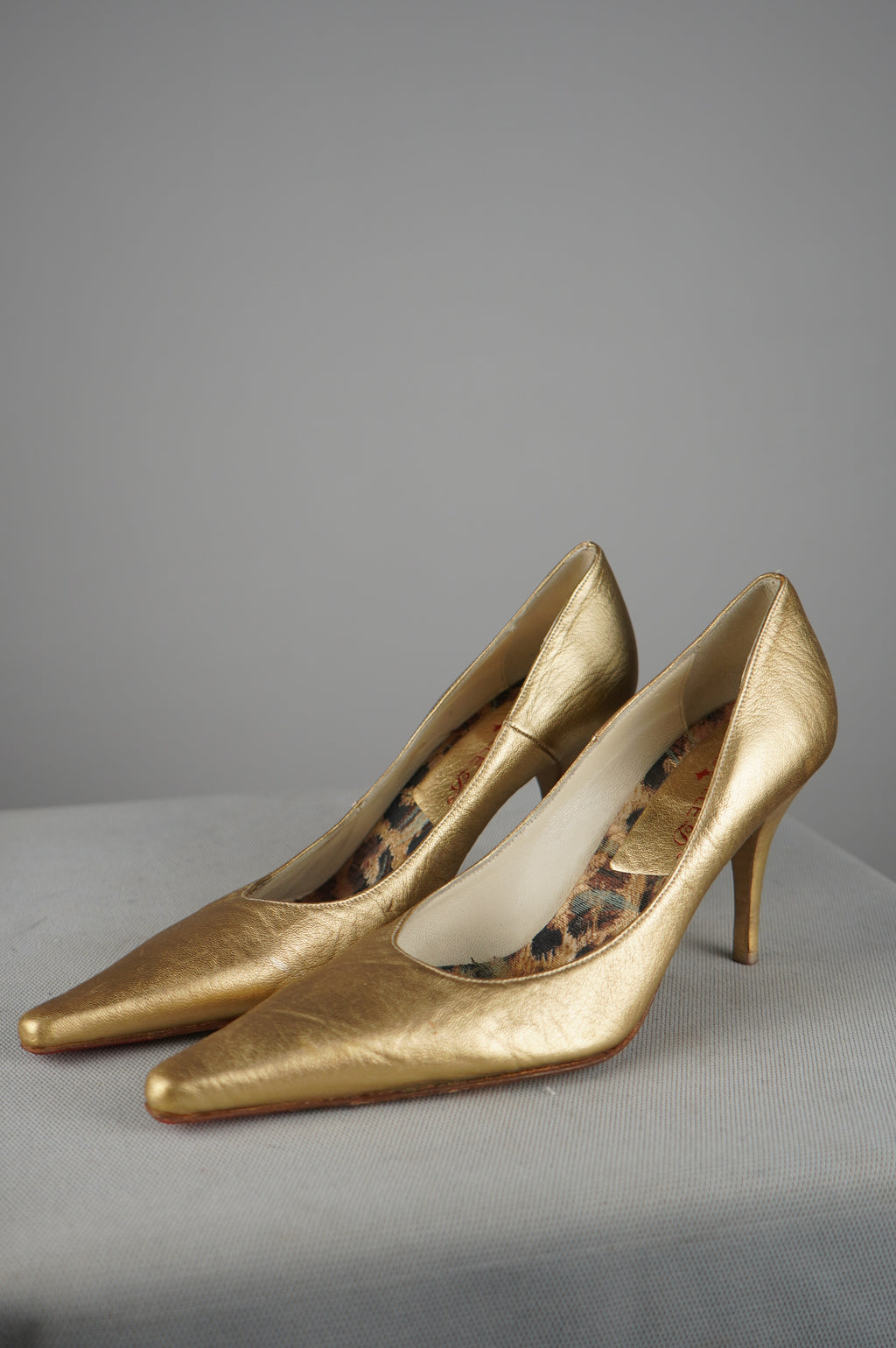 Dècolletè Vintage in vera pelle