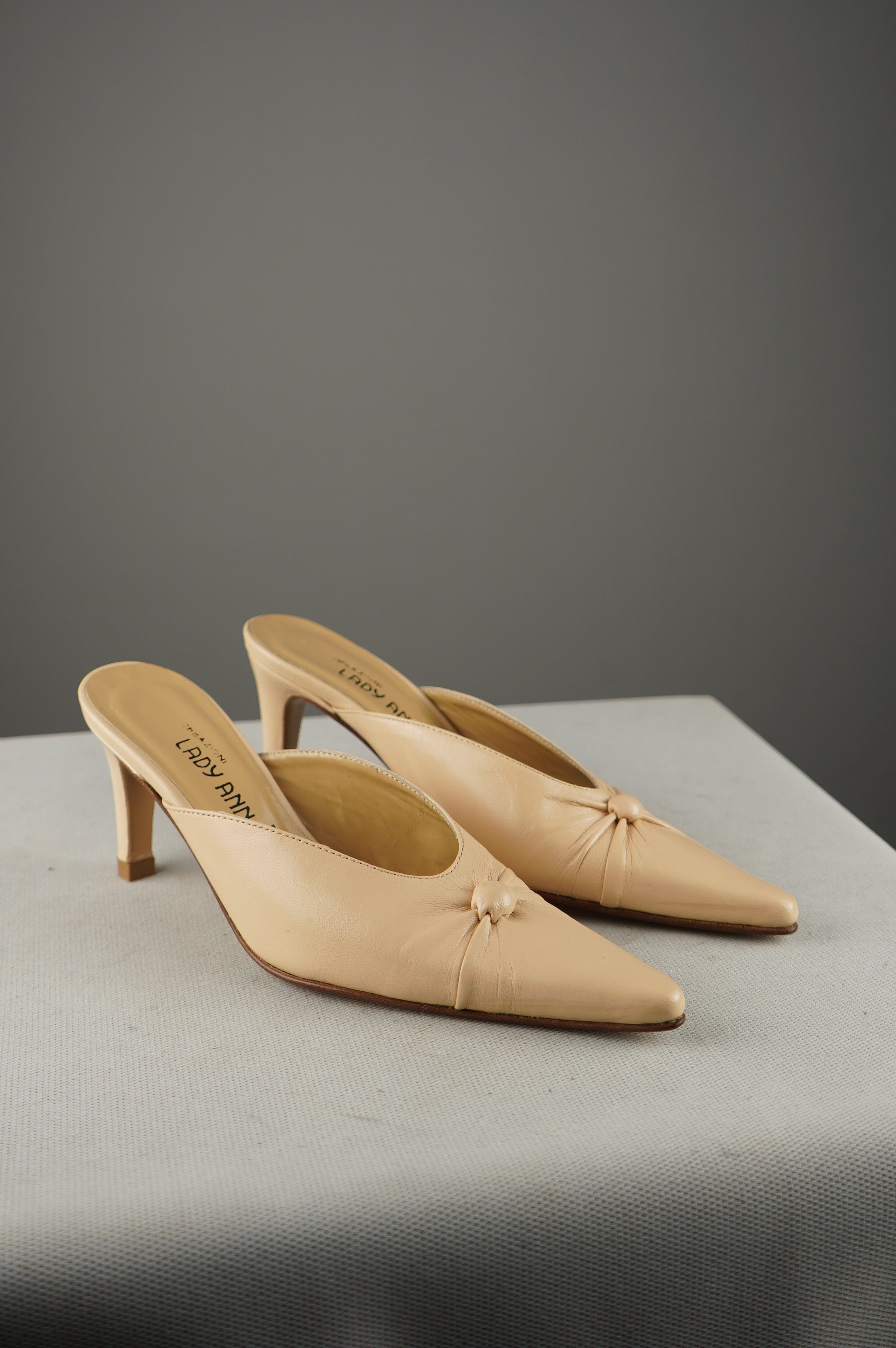 sabot vintage in vera pelle n 35