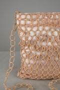 Borsetta vintage ricamata in perline