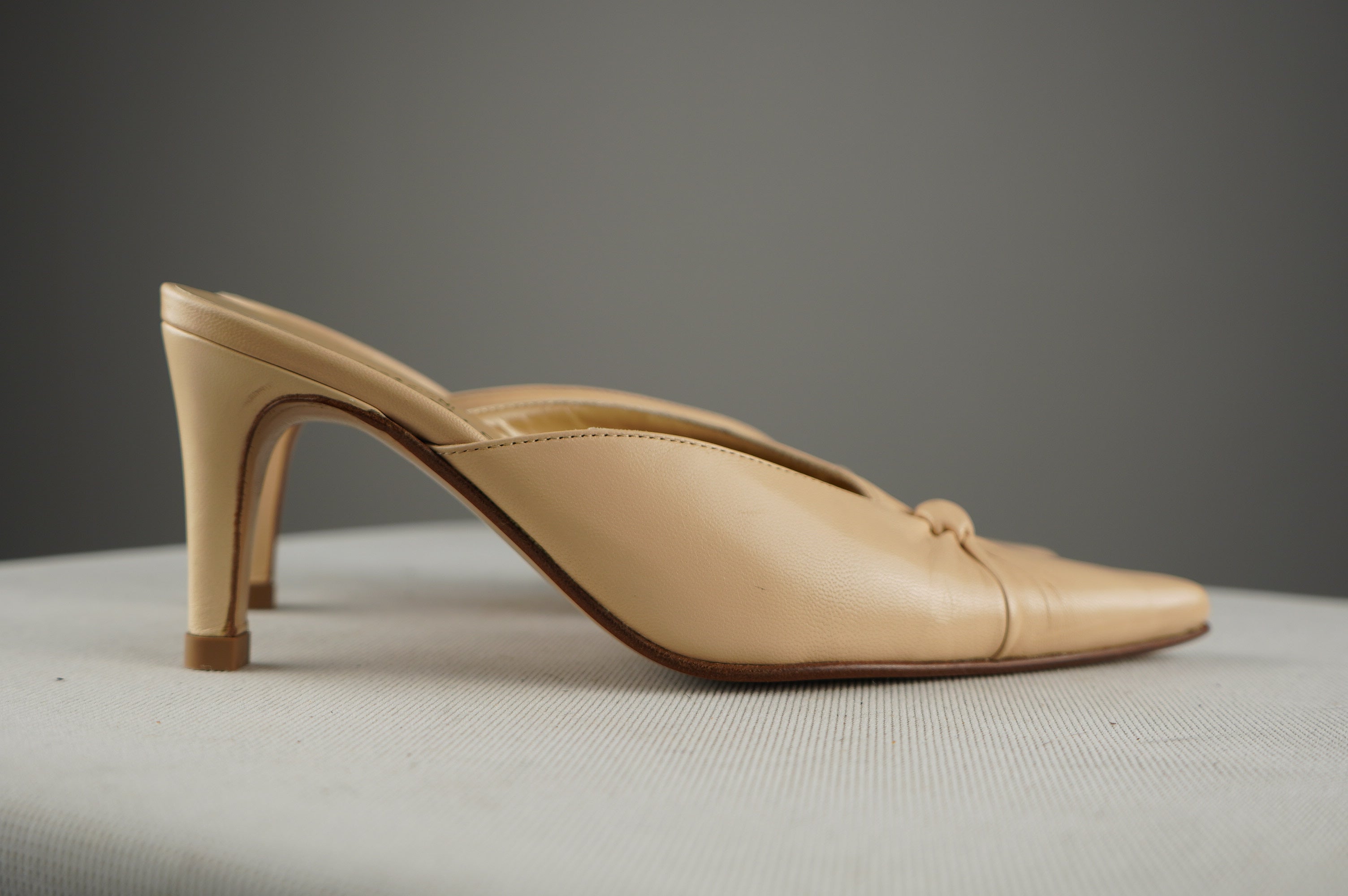 sabot vintage in vera pelle n 35