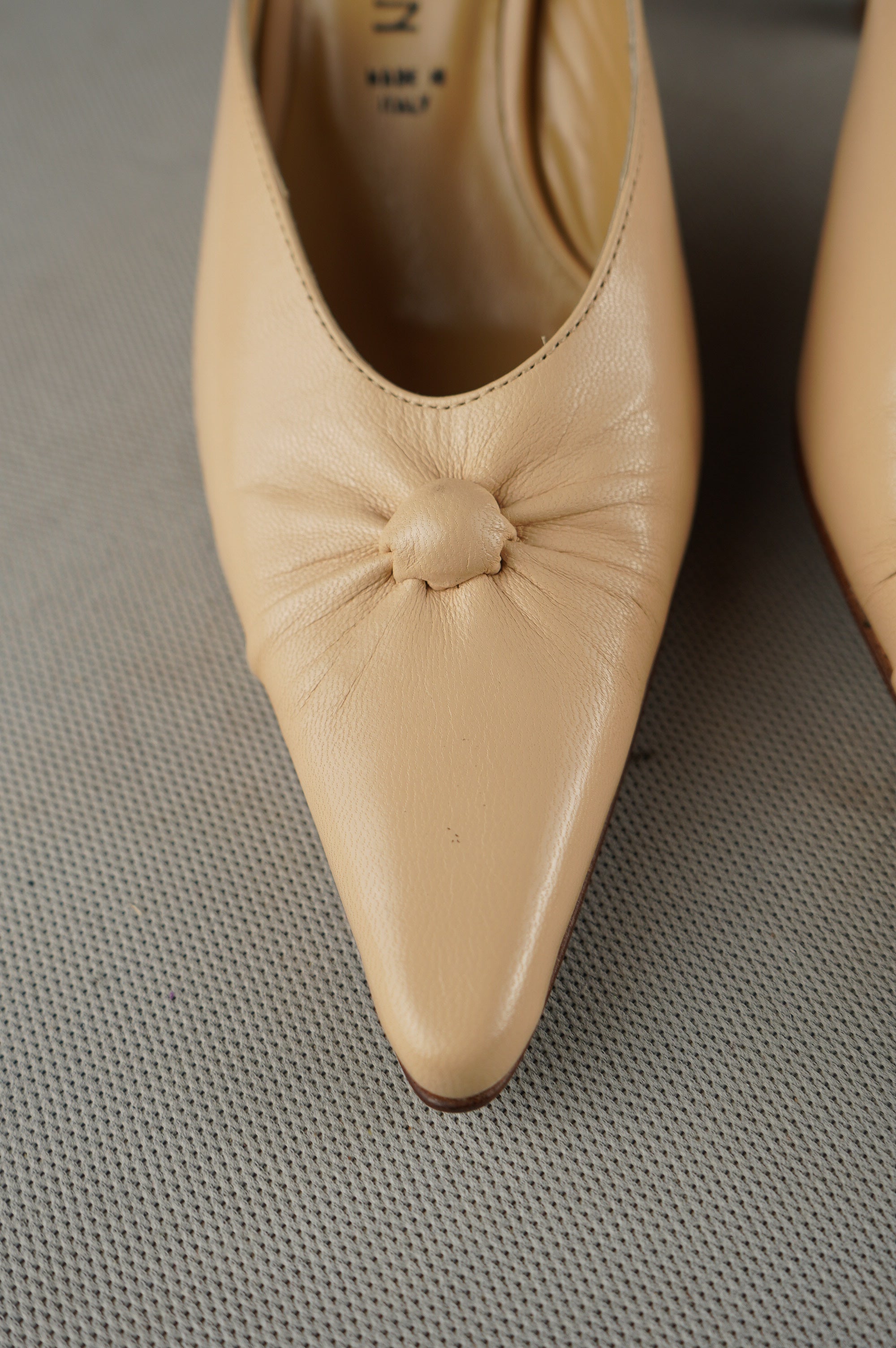 sabot vintage in vera pelle n 35