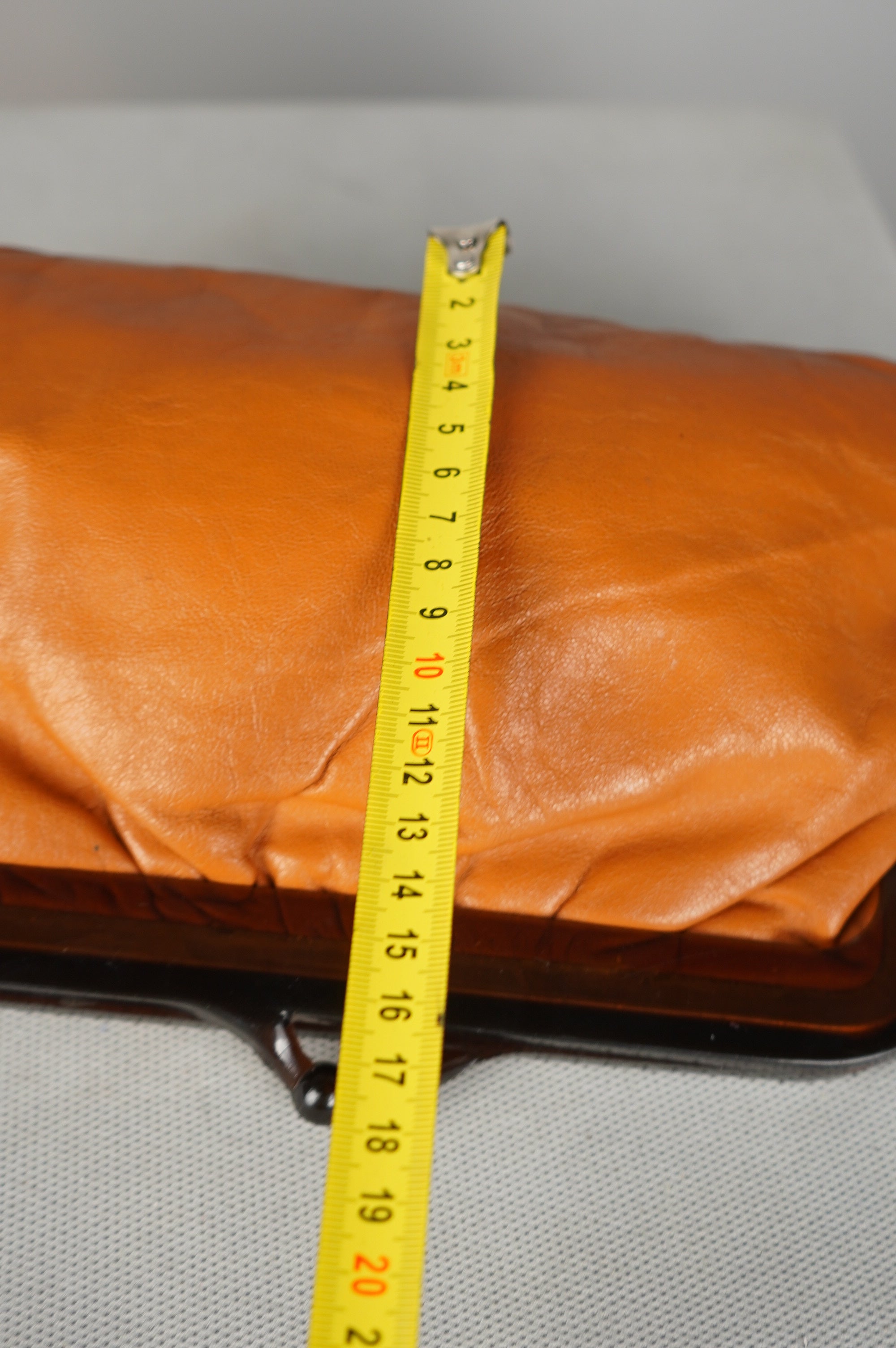Pochette vintage in vera pelle