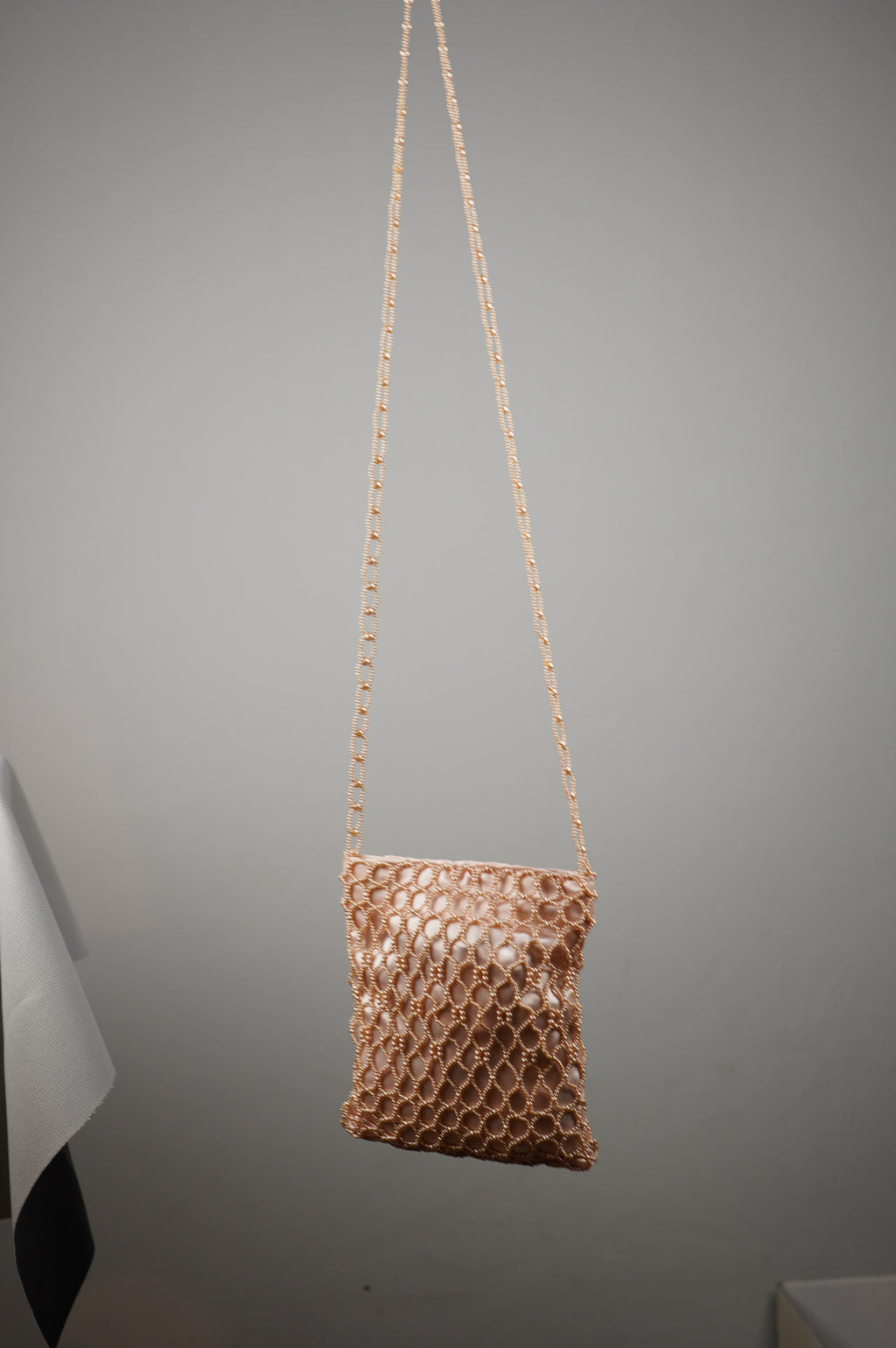 Borsetta vintage ricamata in perline