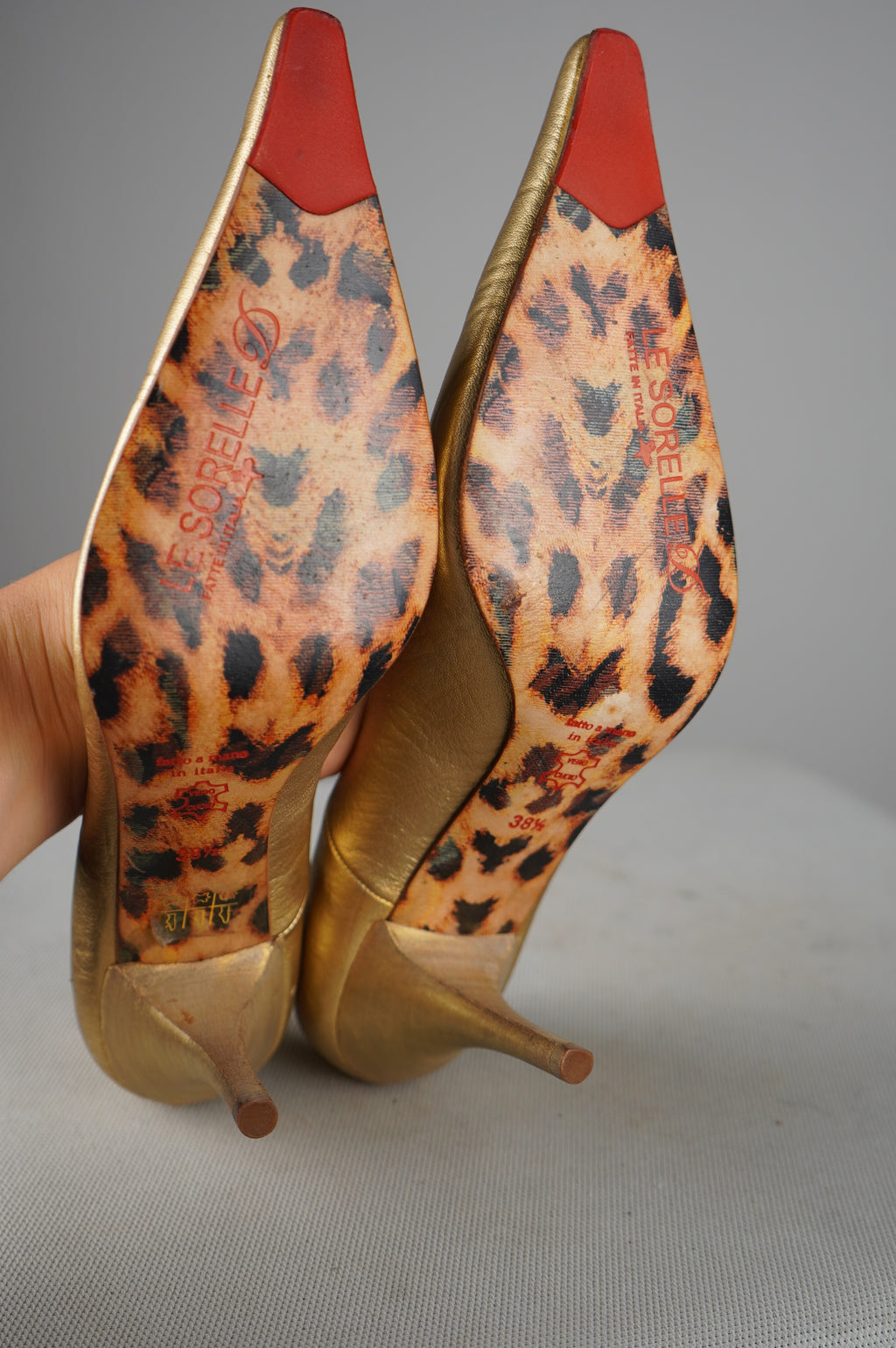 Dècolletè Vintage in vera pelle