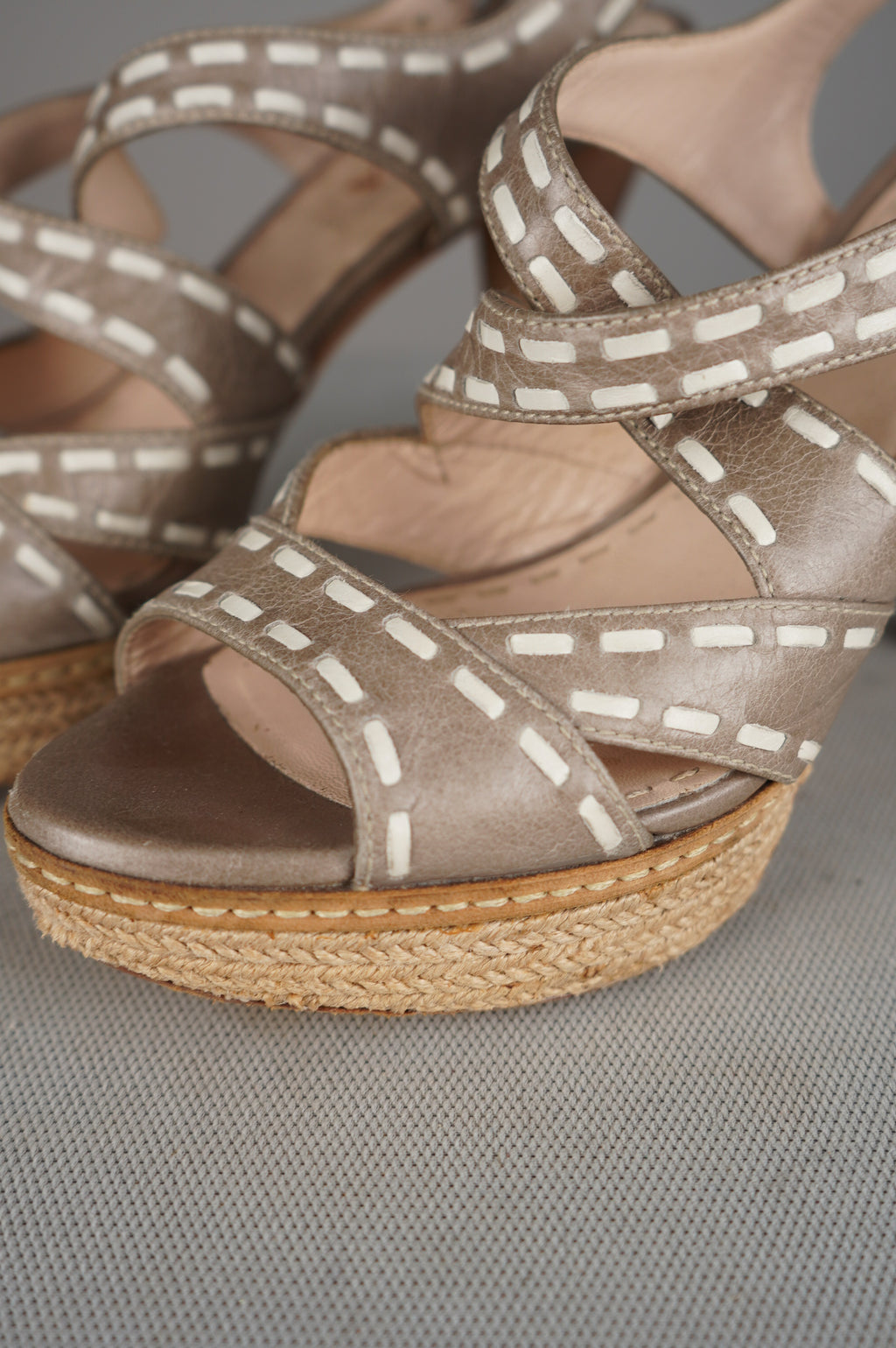 PRADA sandali con tacco n 38