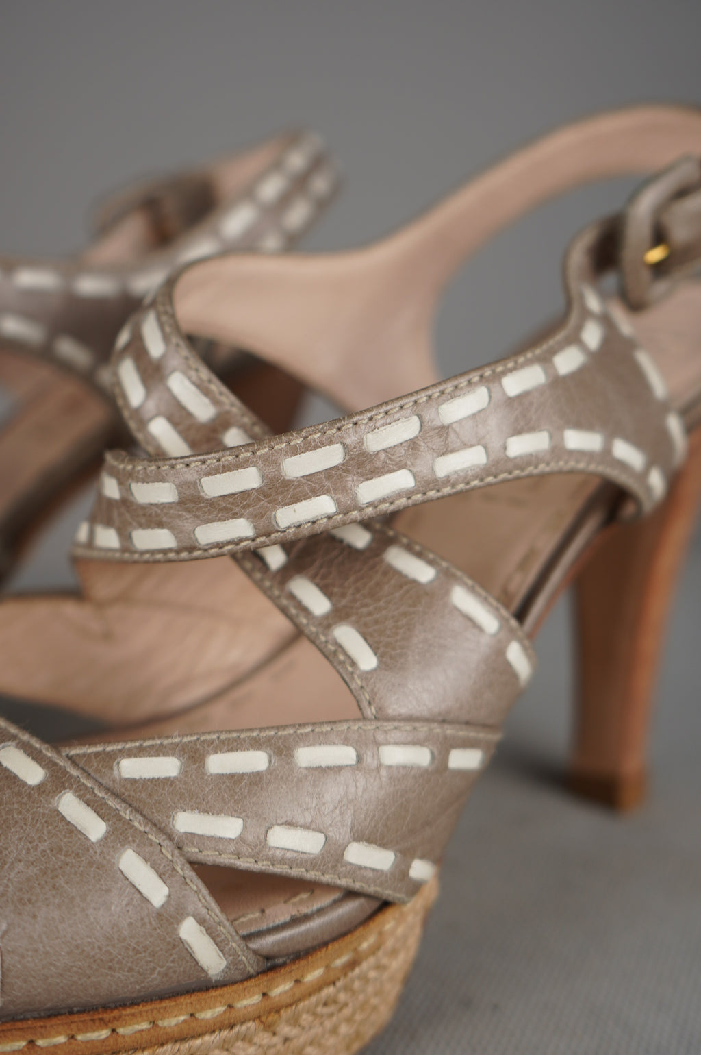 PRADA sandali con tacco n 38