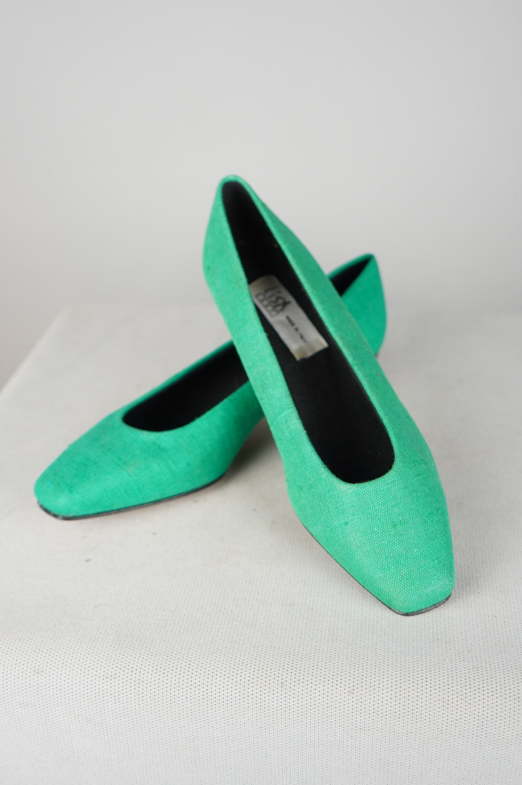 Ballerine vintage a punta quadra