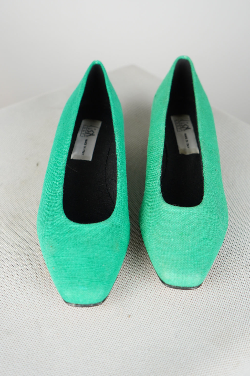 Ballerine vintage a punta quadra