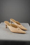Sabot vintage in vera pelle n 37,5