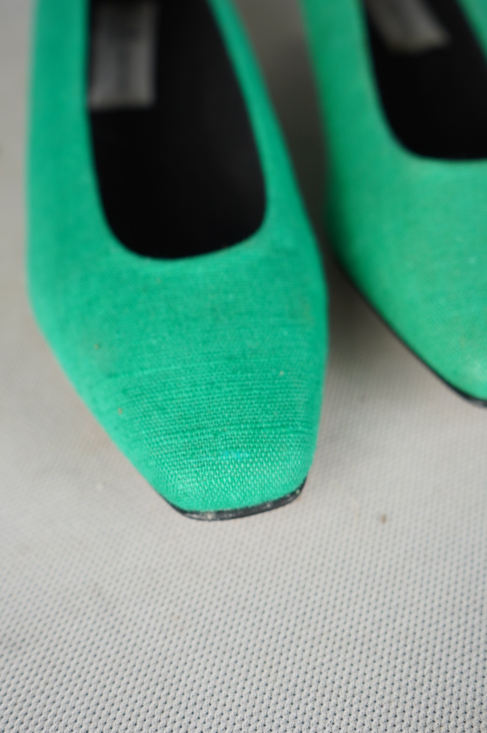 Ballerine vintage a punta quadra