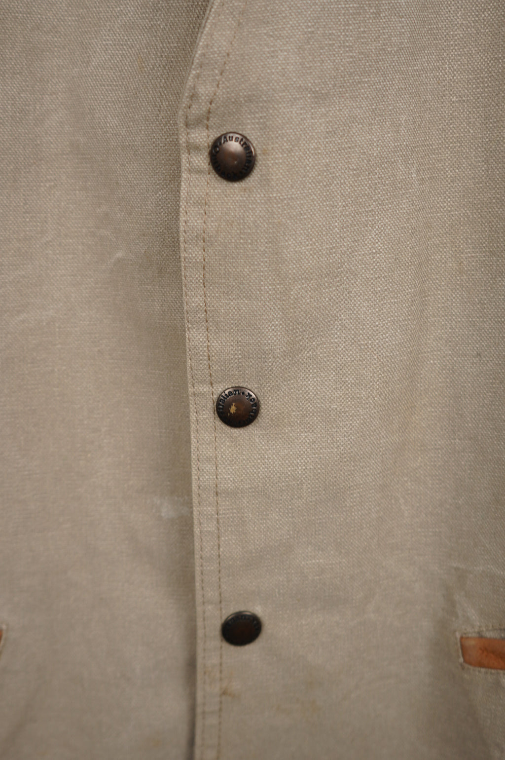 Gilet vintage con inserti in vera pelle