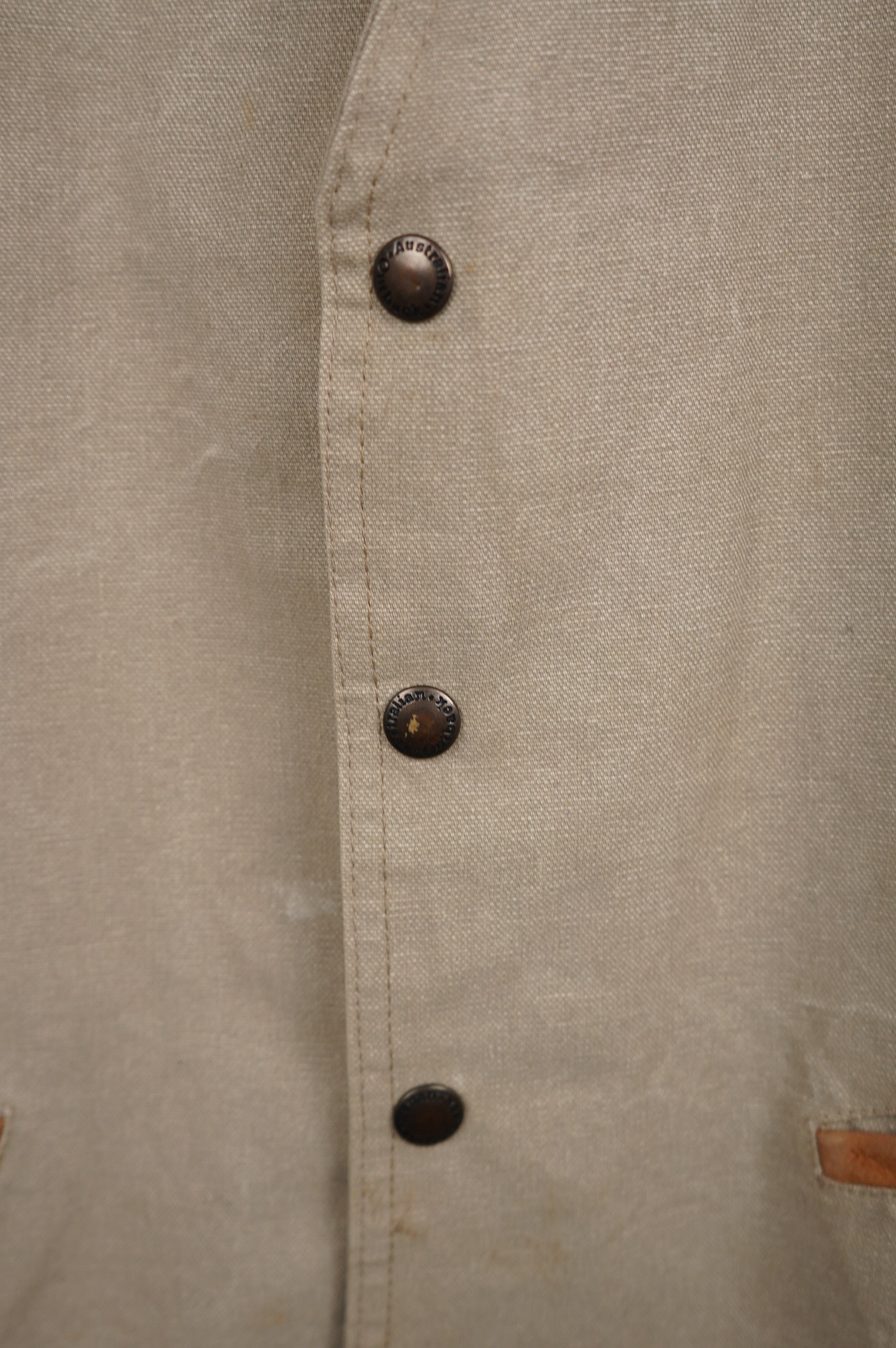 Gilet vintage con inserti in vera pelle