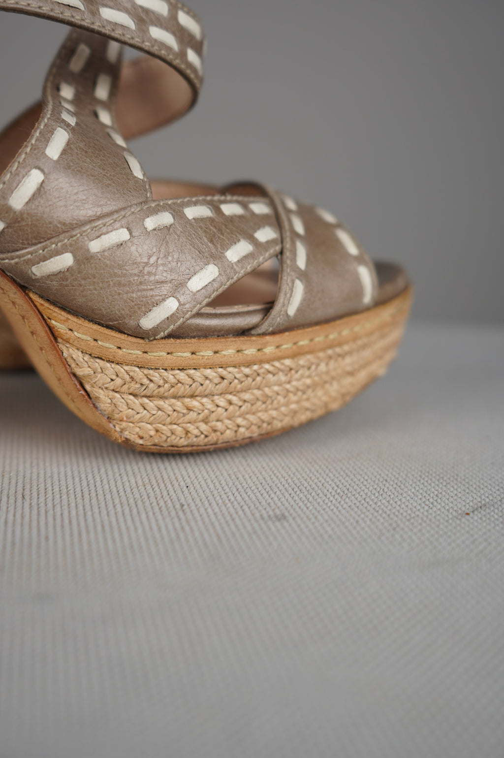 PRADA sandali con tacco n 38