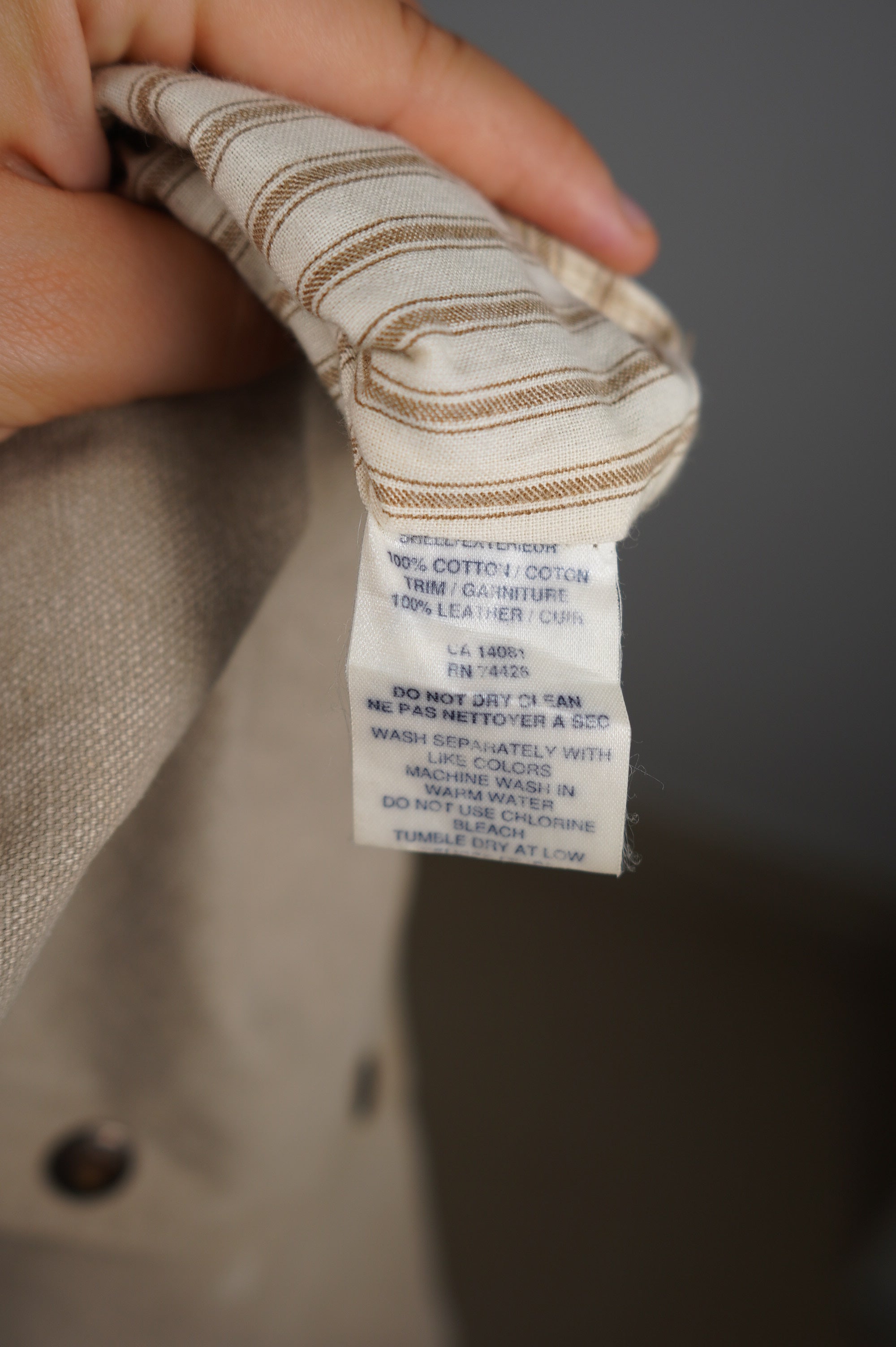 Gilet vintage con inserti in vera pelle