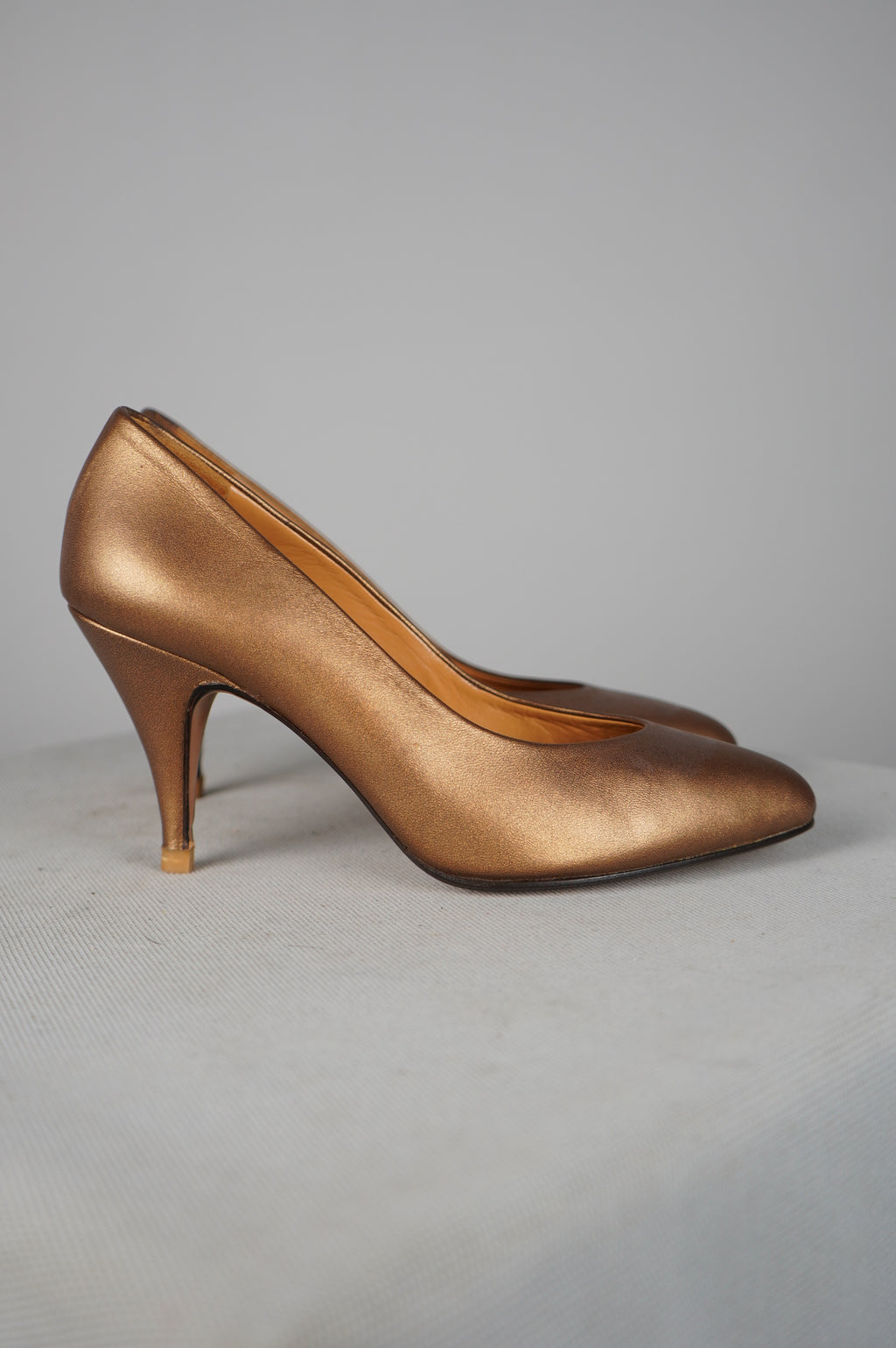 deccollete' vintage in vera pelle n 35,5