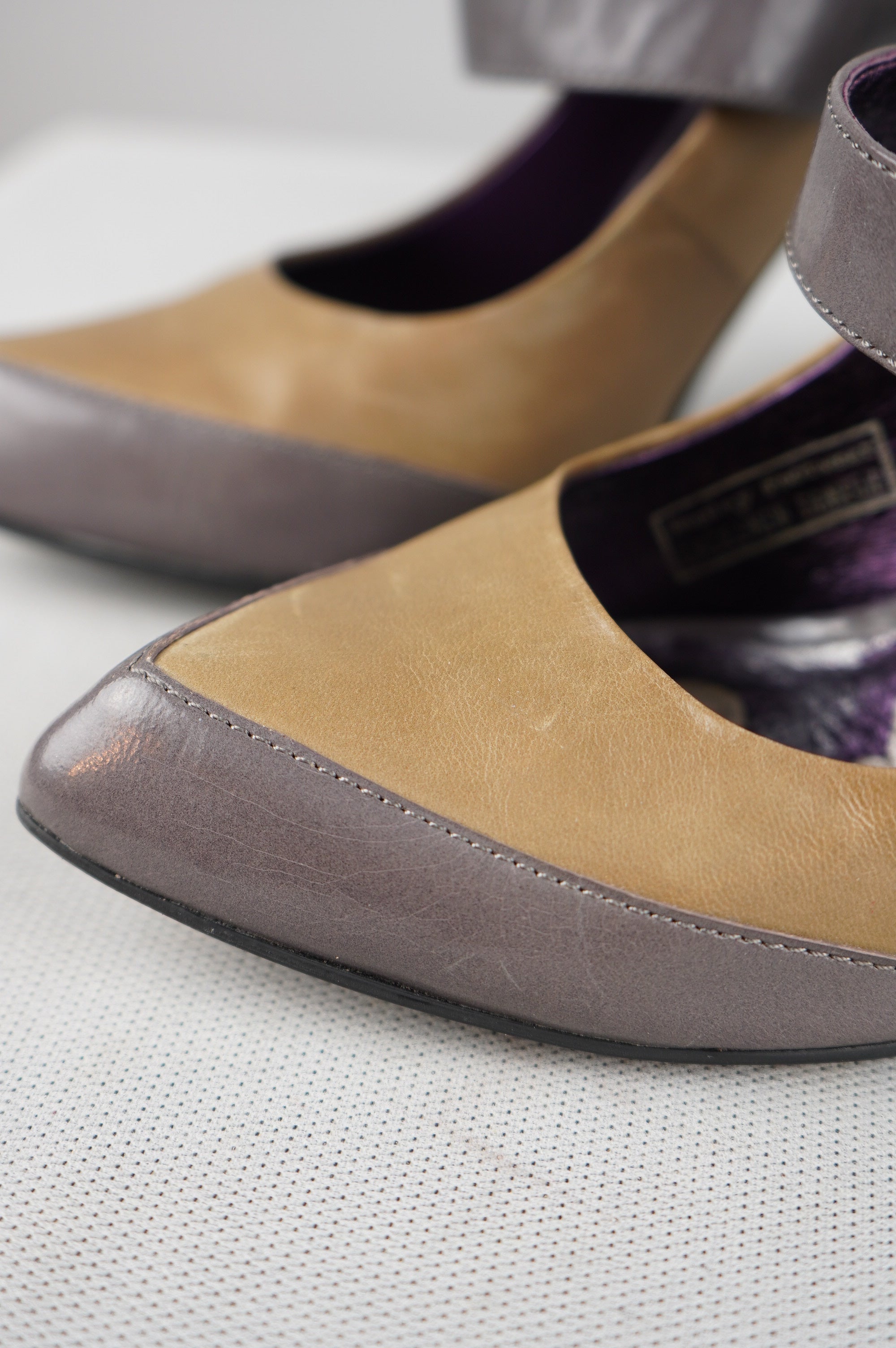 tacchi Replay vintage in vera pelle n 37