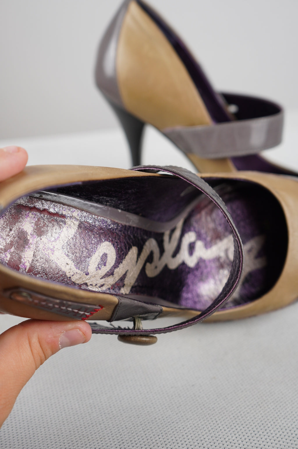 tacchi Replay vintage in vera pelle n 37