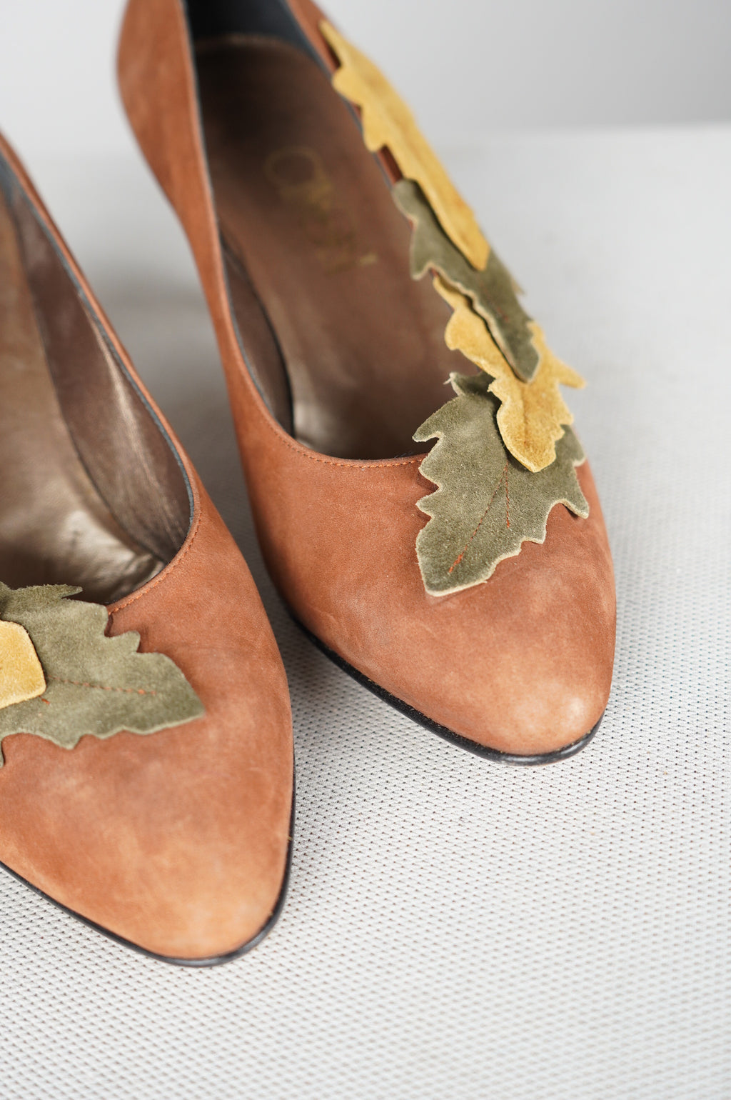 tacchi vintage in vera pelle n 38