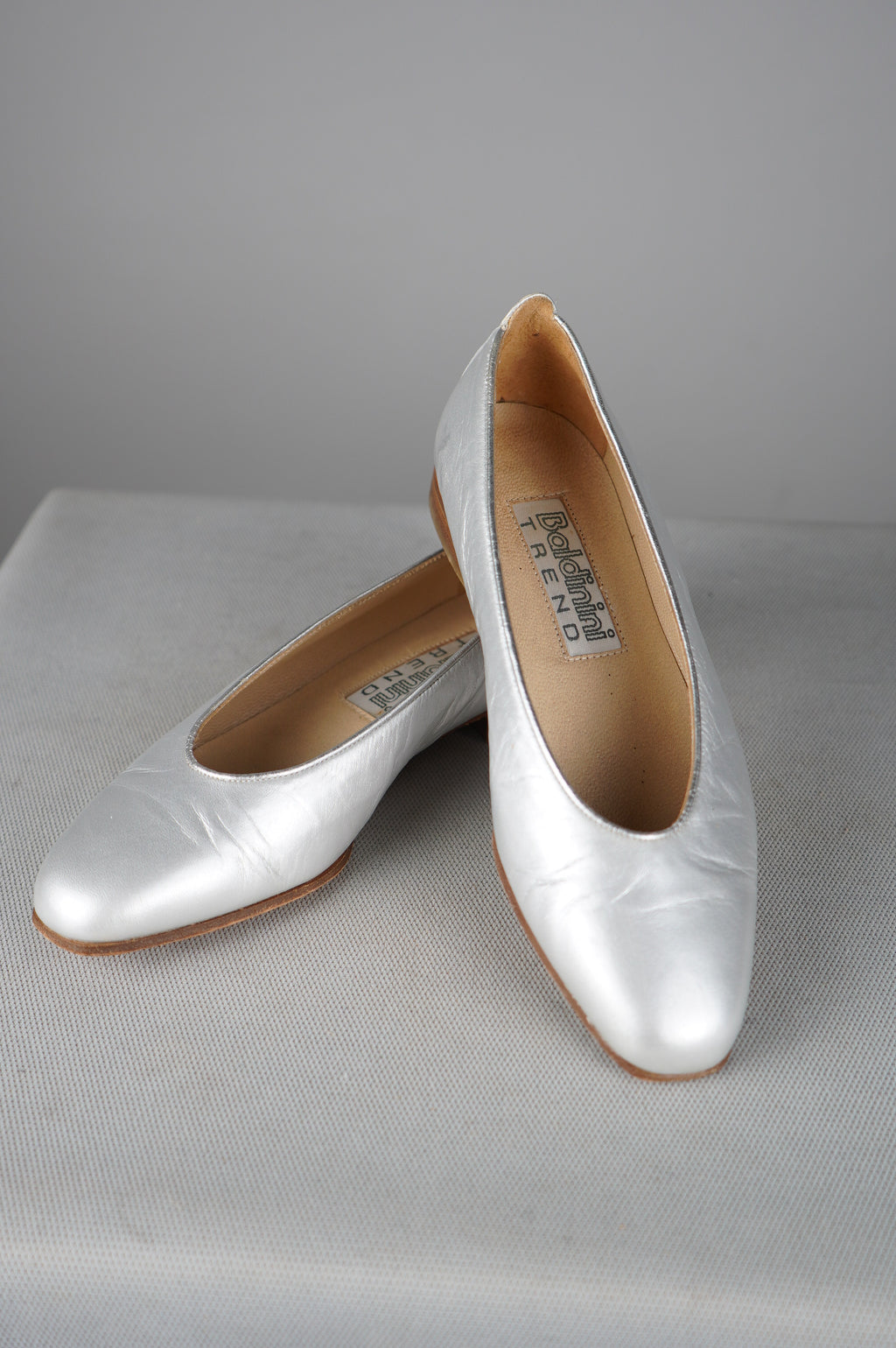 Ballerine vintage in vera pelle