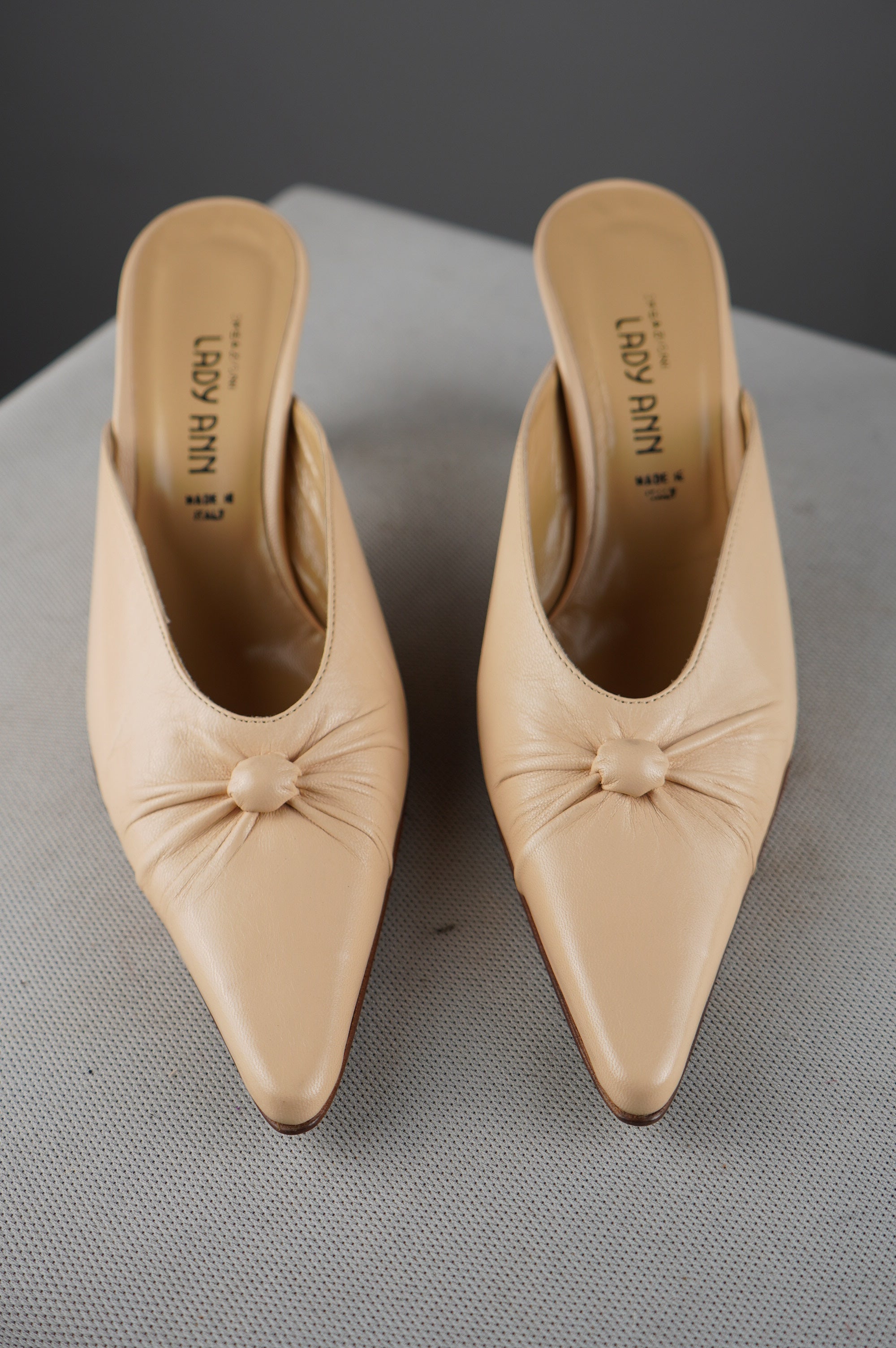 sabot vintage in vera pelle n 37