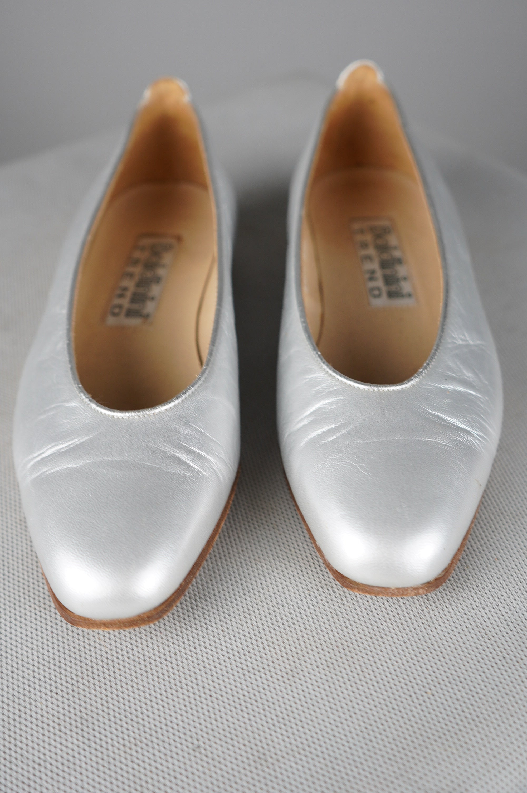 Ballerine vintage in vera pelle