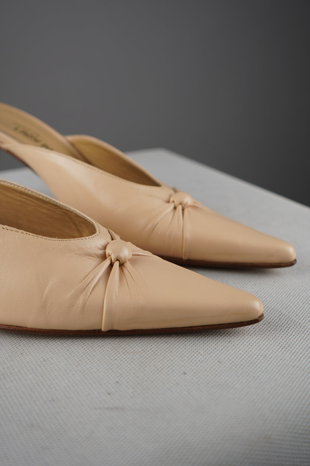 sabot vintage in vera pelle n 37