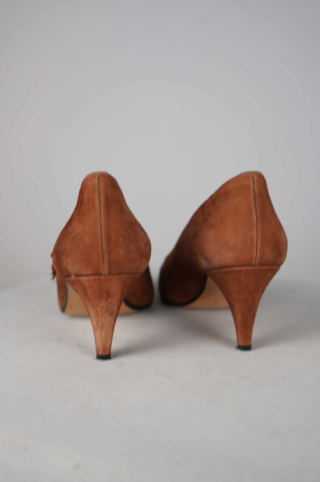 tacchi vintage in vera pelle n 38