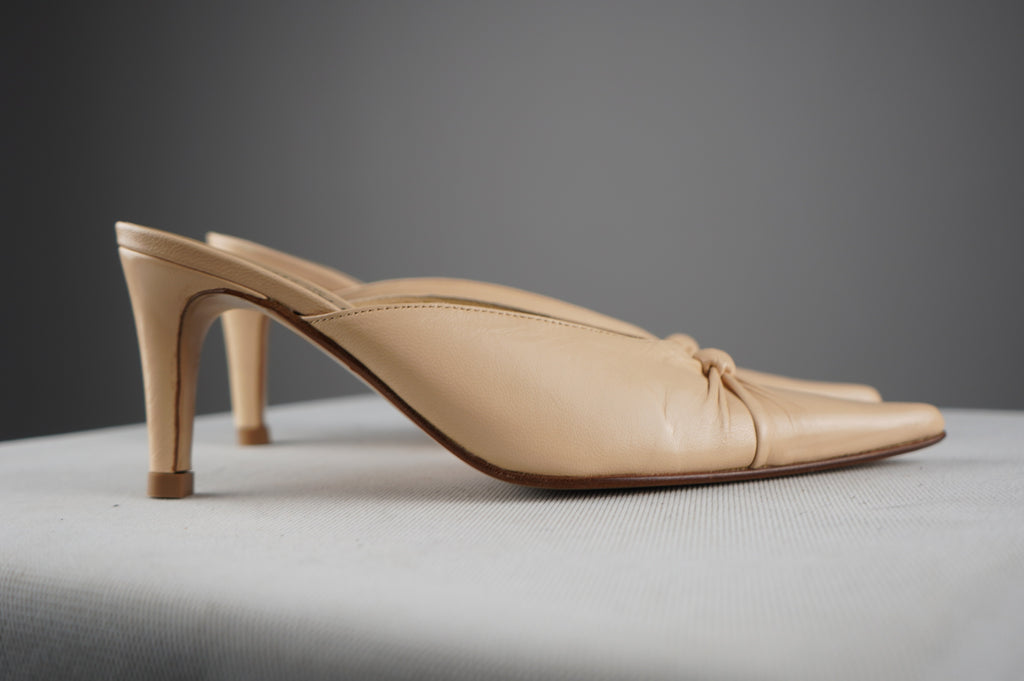 sabot vintage in vera pelle n 37
