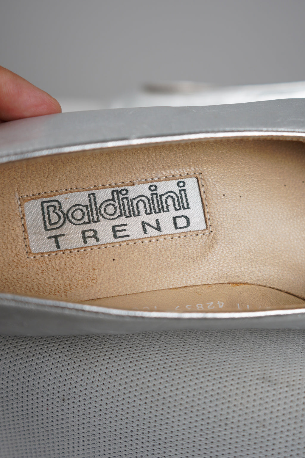 Ballerine vintage in vera pelle