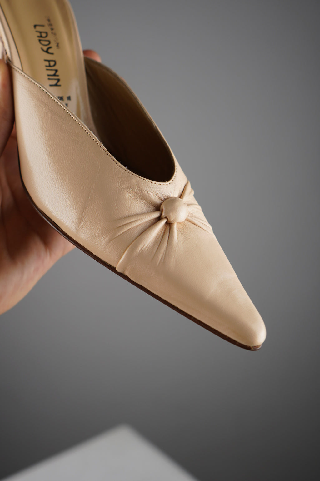 sabot vintage in vera pelle n 37