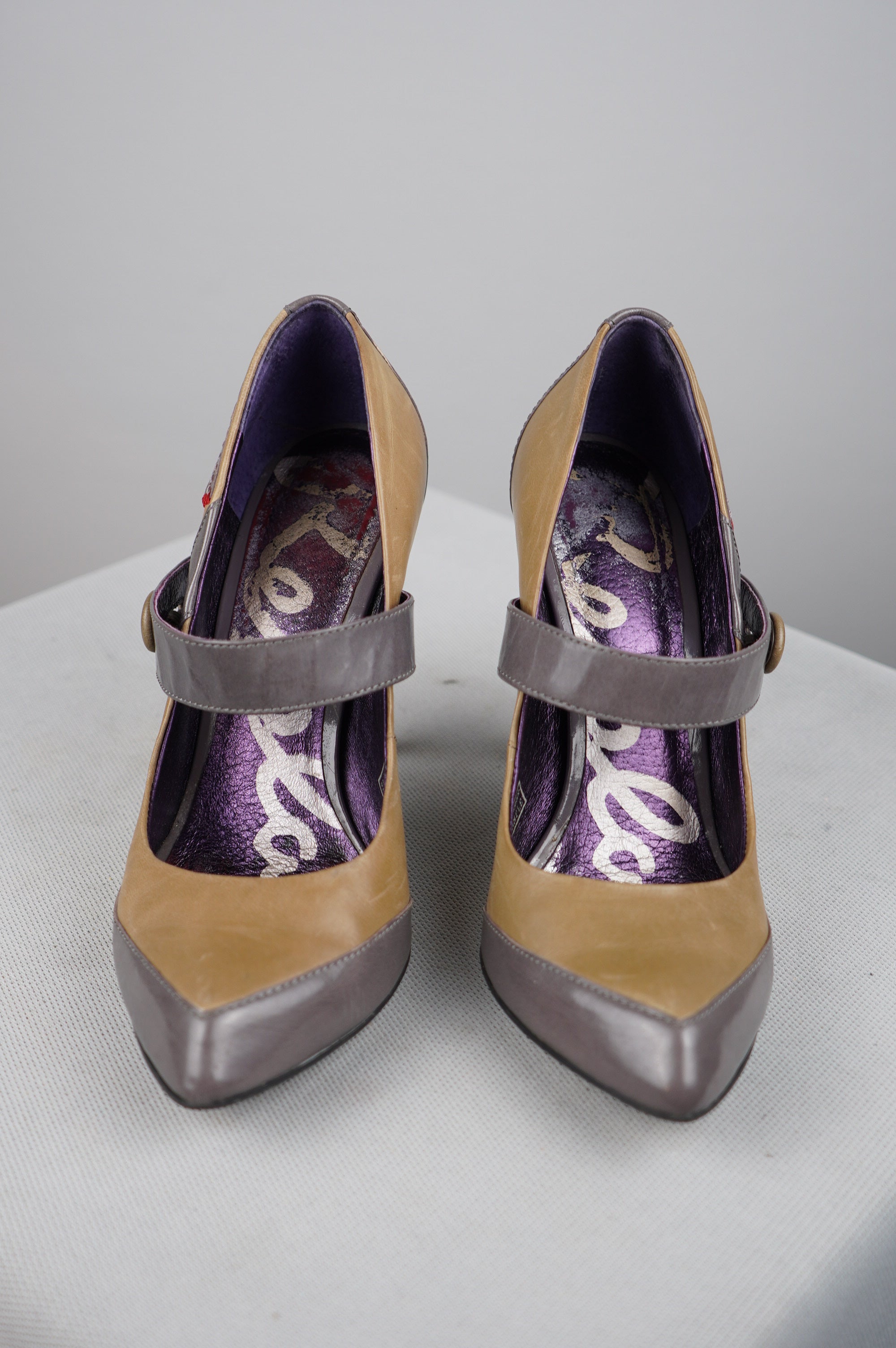 tacchi Replay vintage in vera pelle n 37