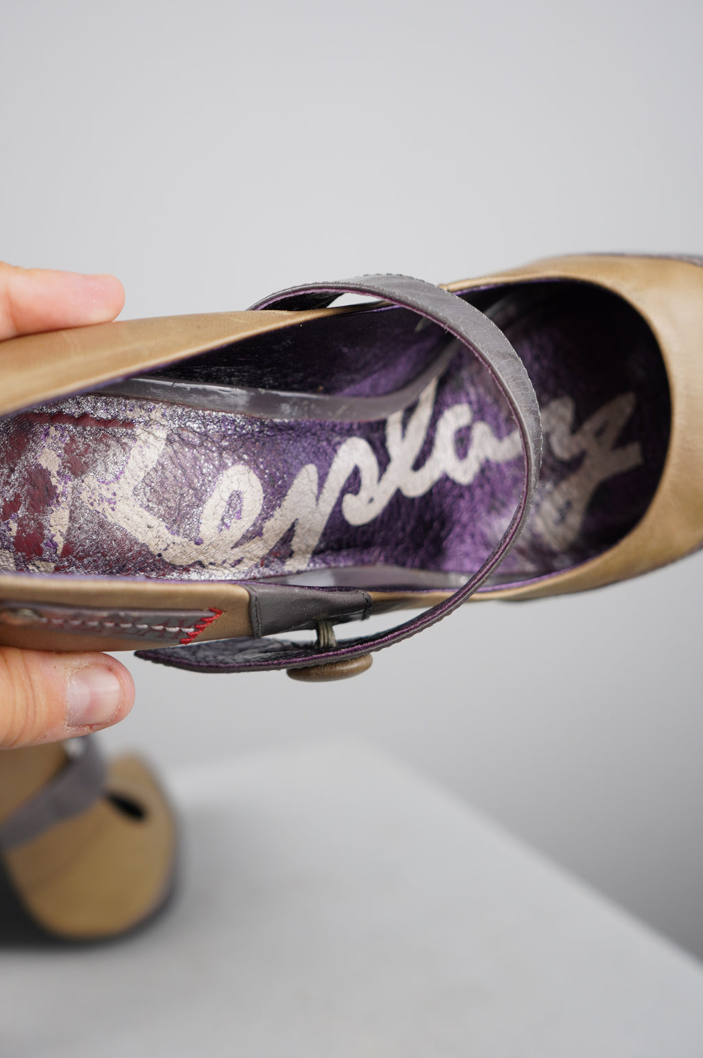 tacchi Replay vintage in vera pelle n 37