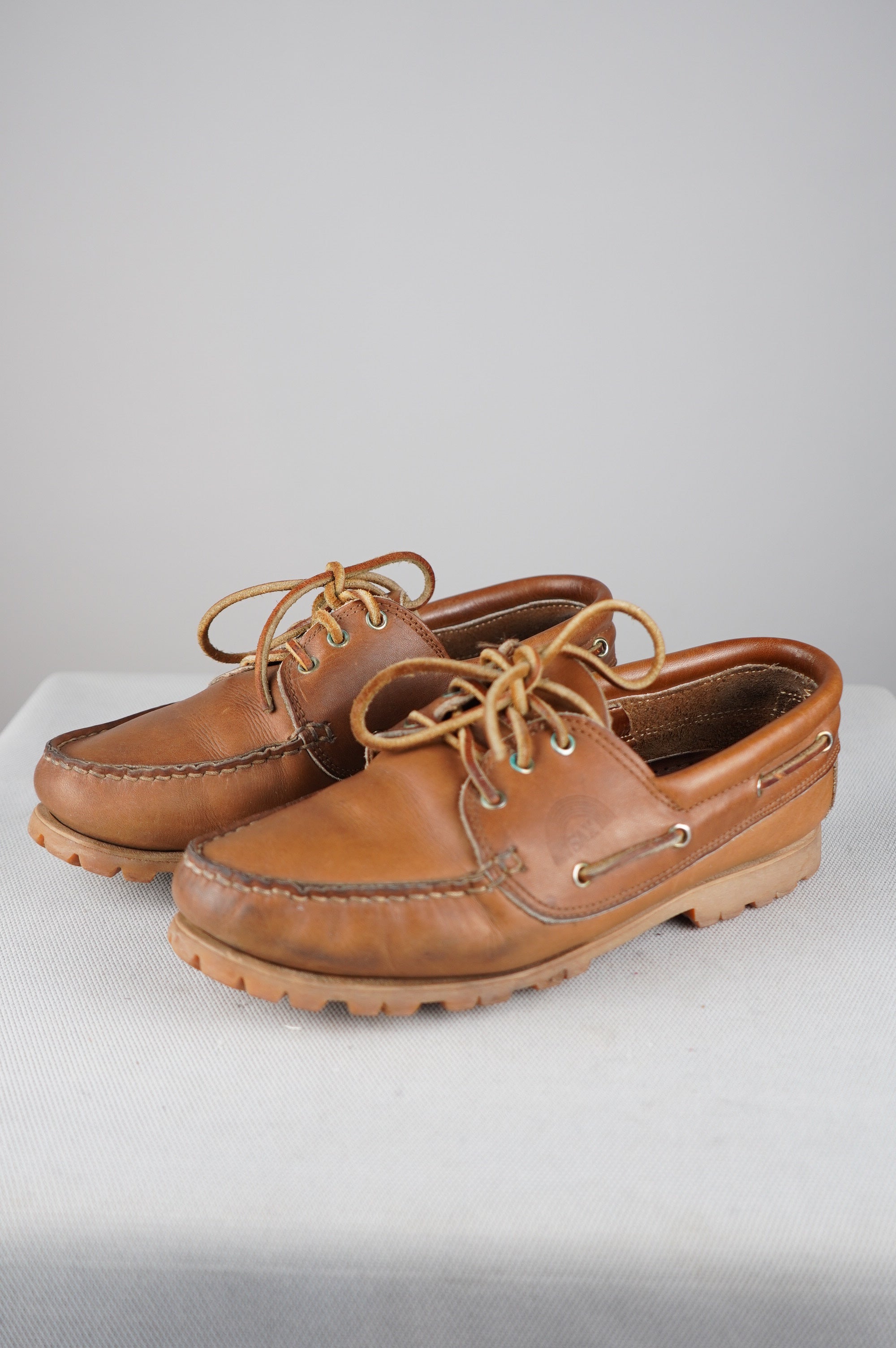 Scarpe da barca in vera pelle n 37