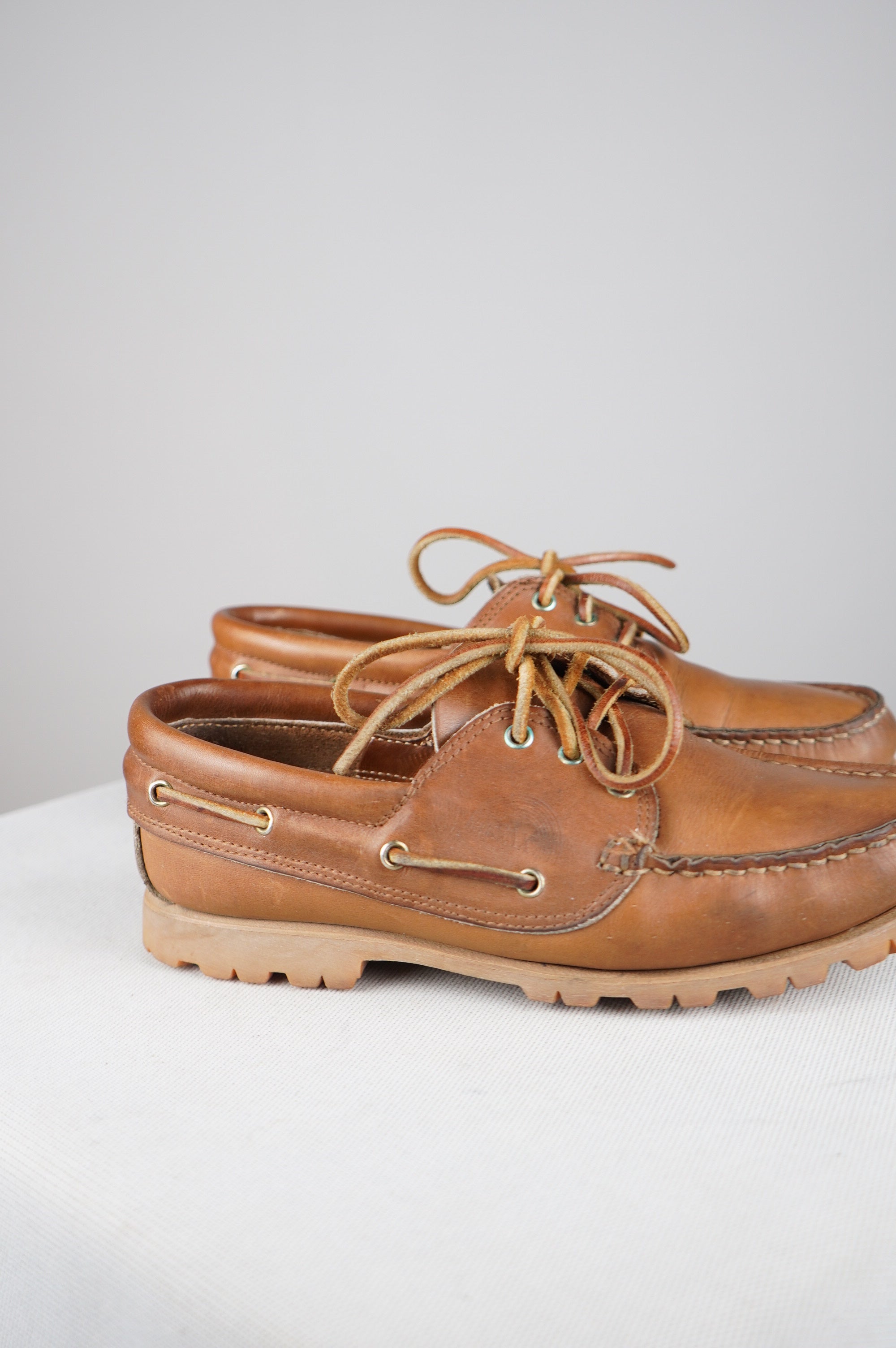 Scarpe da barca in vera pelle n 37