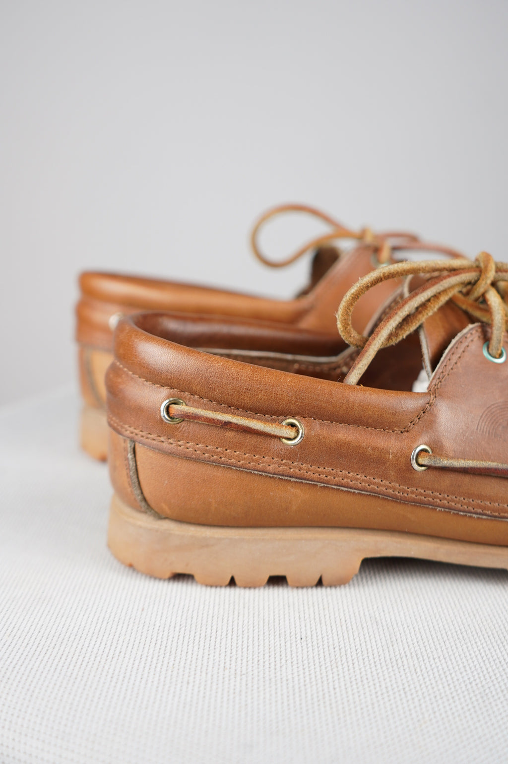 Scarpe da barca in vera pelle n 37