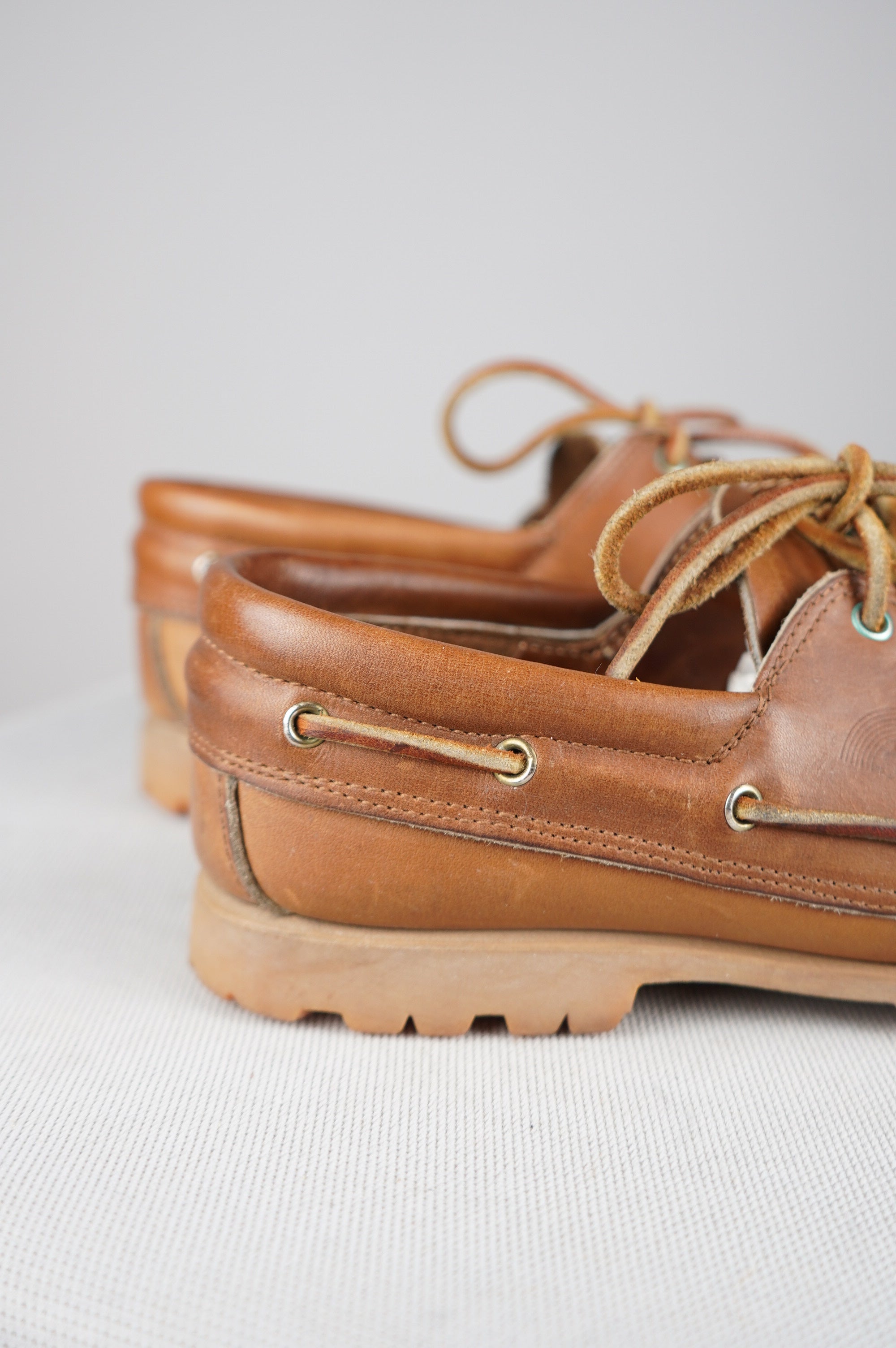 Scarpe da barca in vera pelle n 37