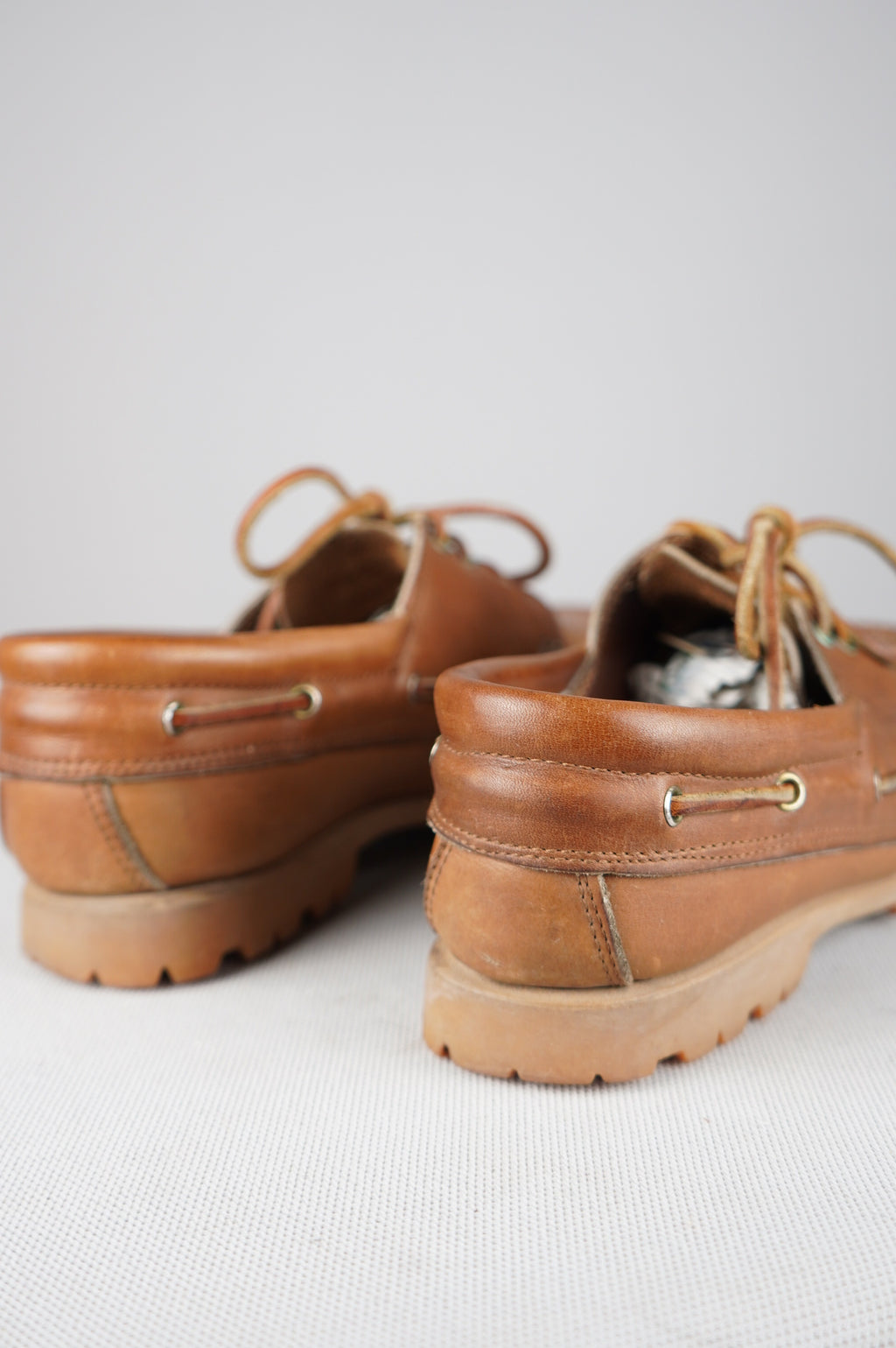 Scarpe da barca in vera pelle n 37