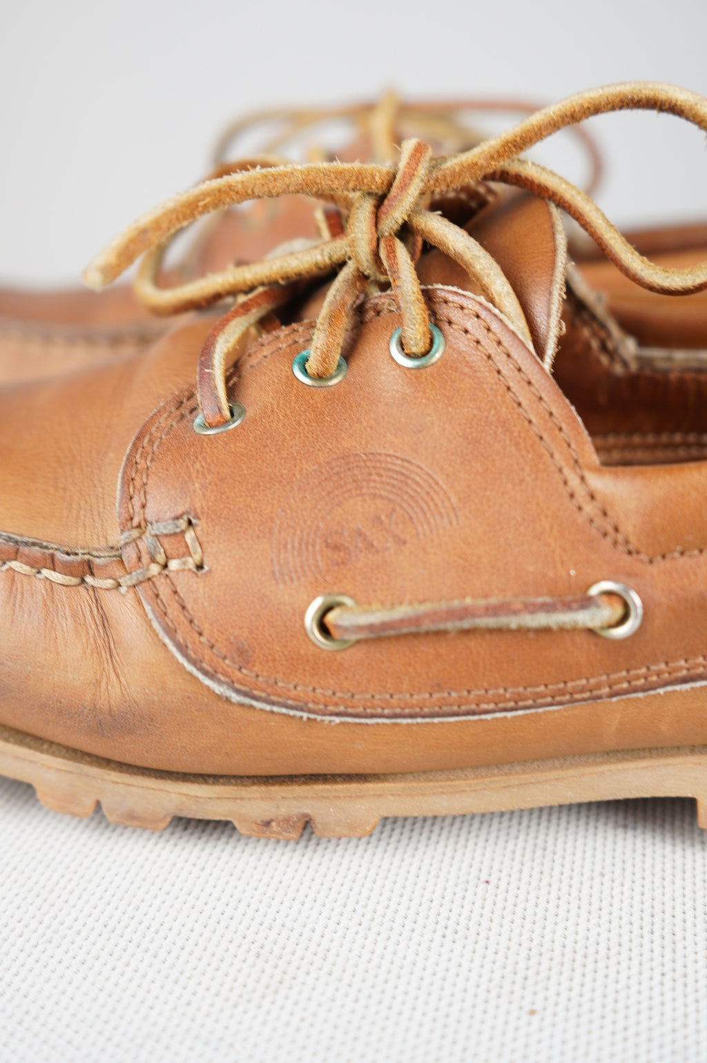 Scarpe da barca in vera pelle n 37