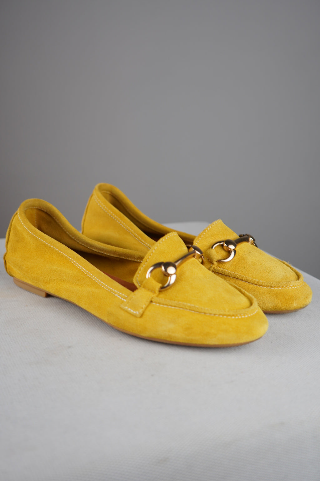 Mocassini in vera pelle scamosciata n 36