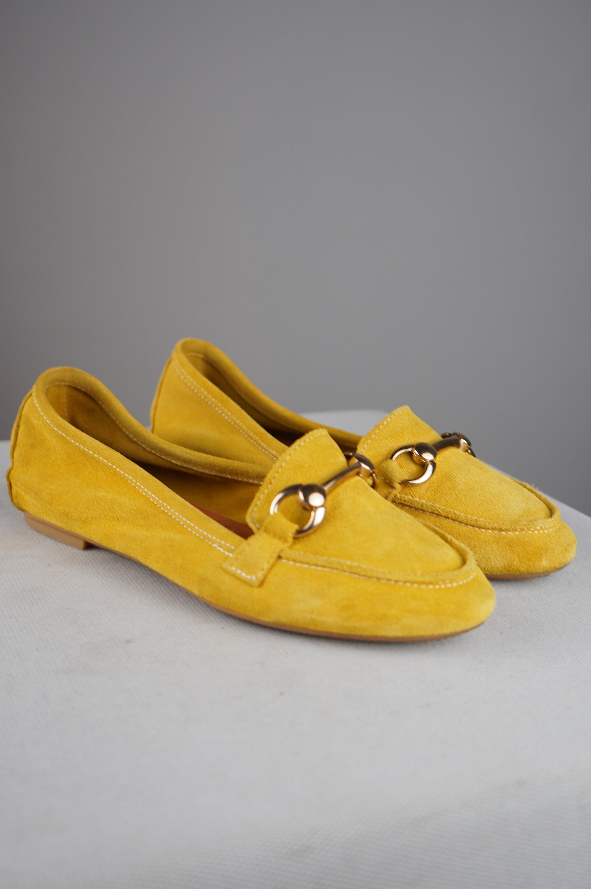 Mocassini in vera pelle scamosciata n 36