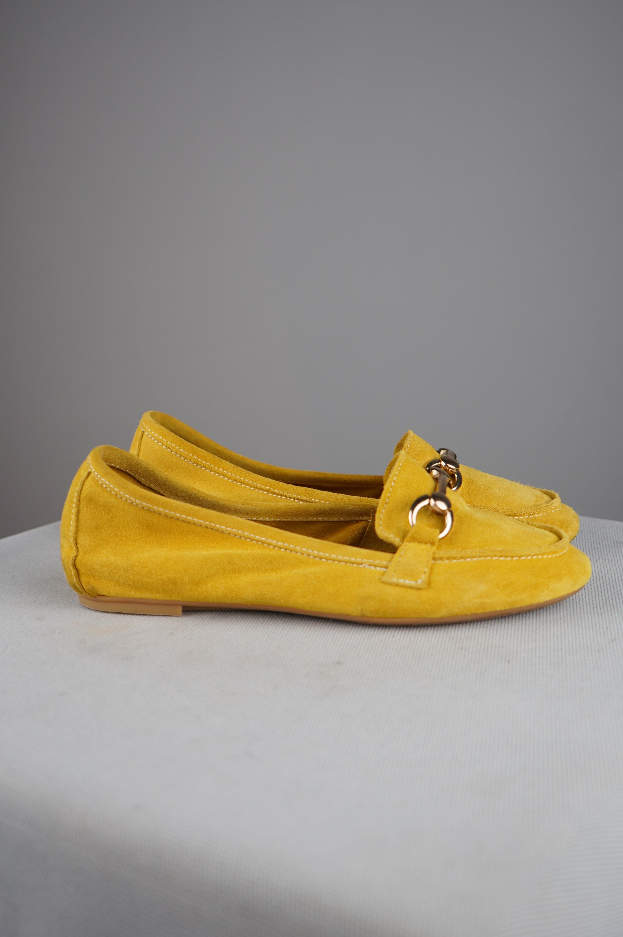 Mocassini in vera pelle scamosciata n 36