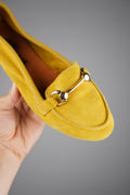 Mocassini in vera pelle scamosciata n 36