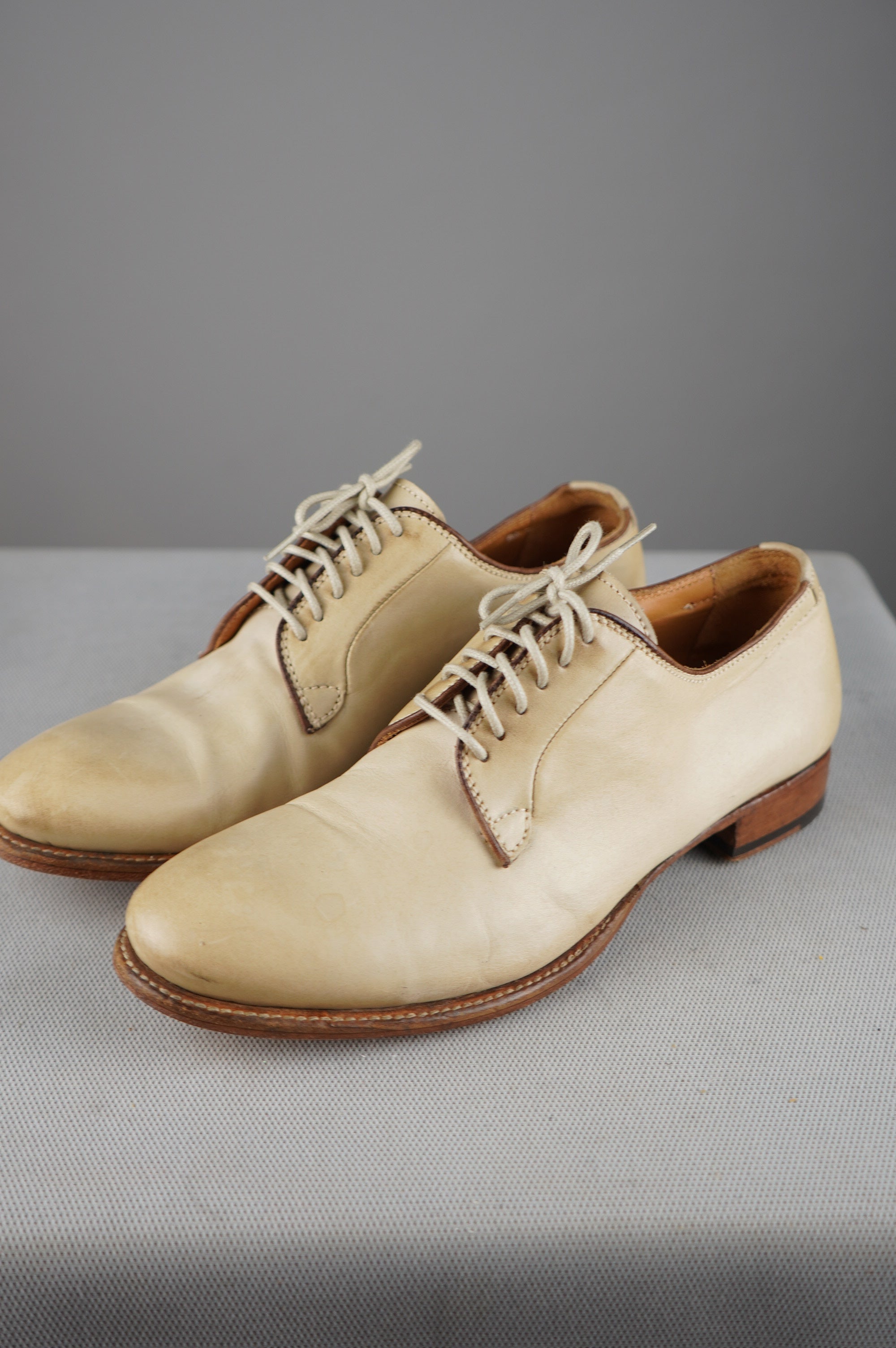 Mocassini vintage in vera pelle n 37