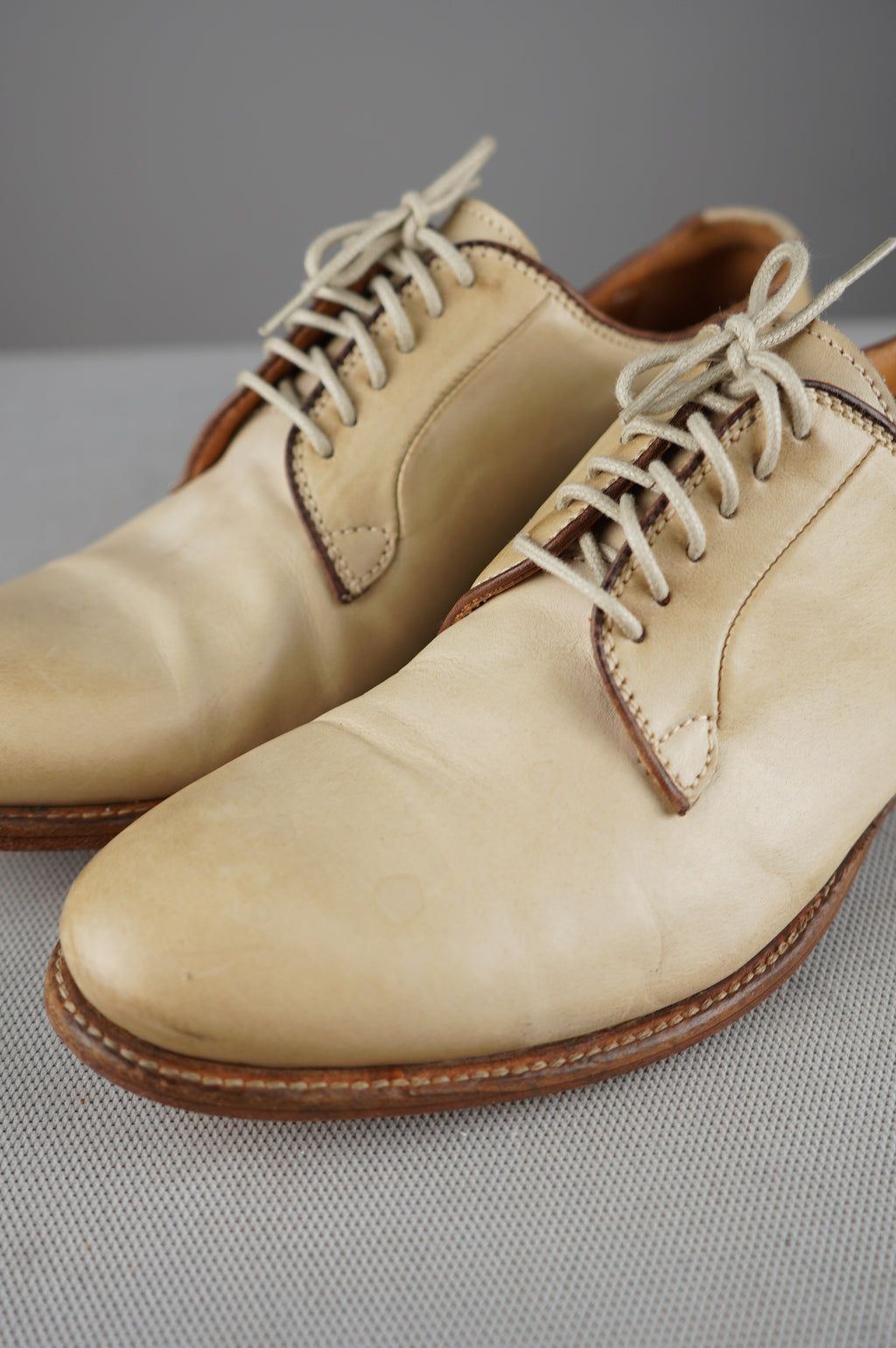 Mocassini vintage in vera pelle n 37