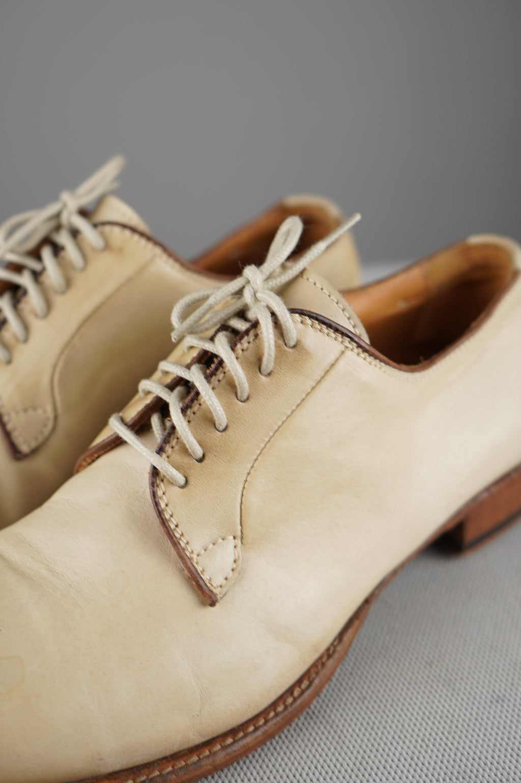 Mocassini vintage in vera pelle n 37