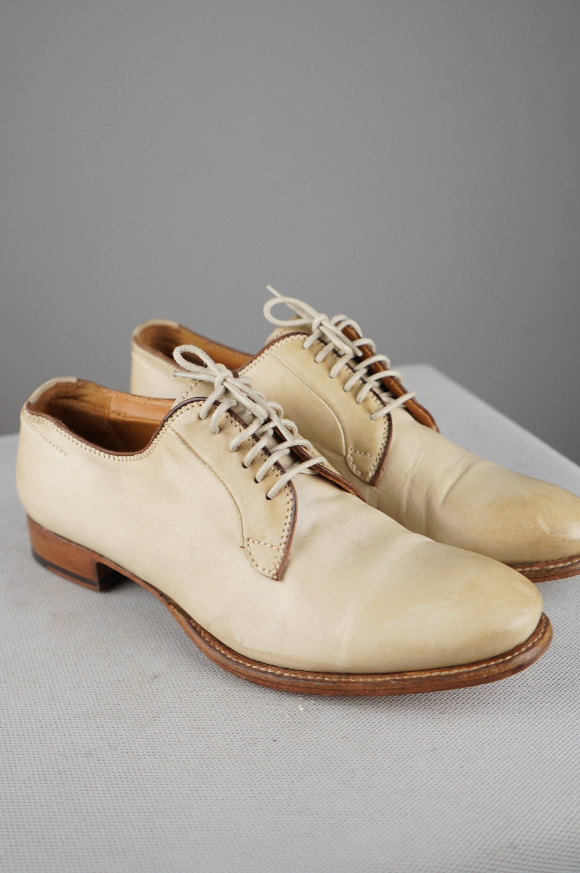 Mocassini vintage in vera pelle