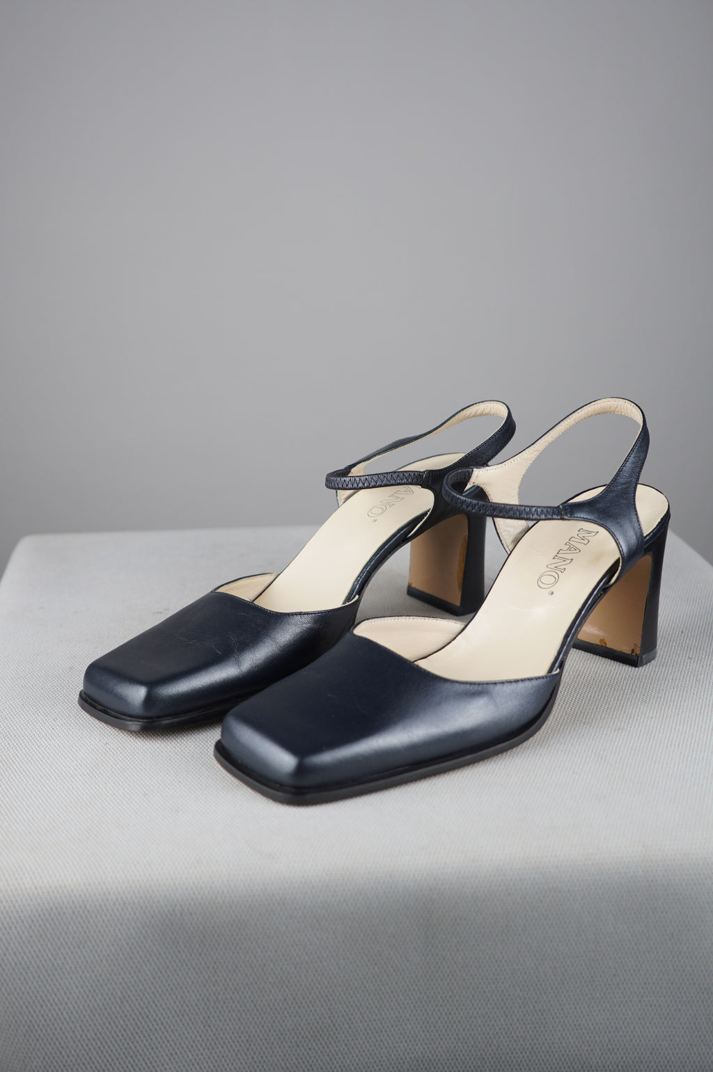 Tacchi vintage in vera pelle