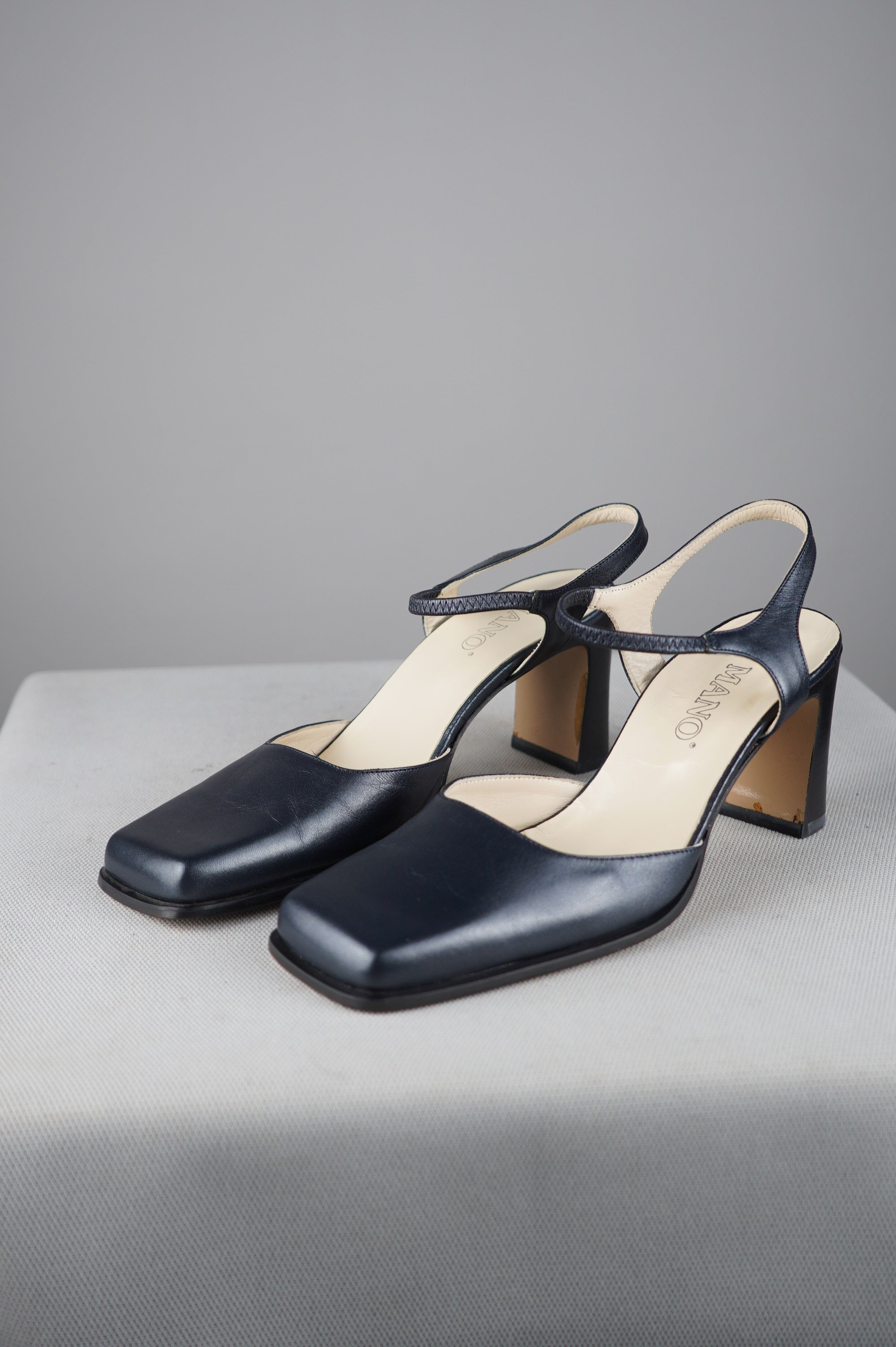 Tacchi vintage in vera pelle