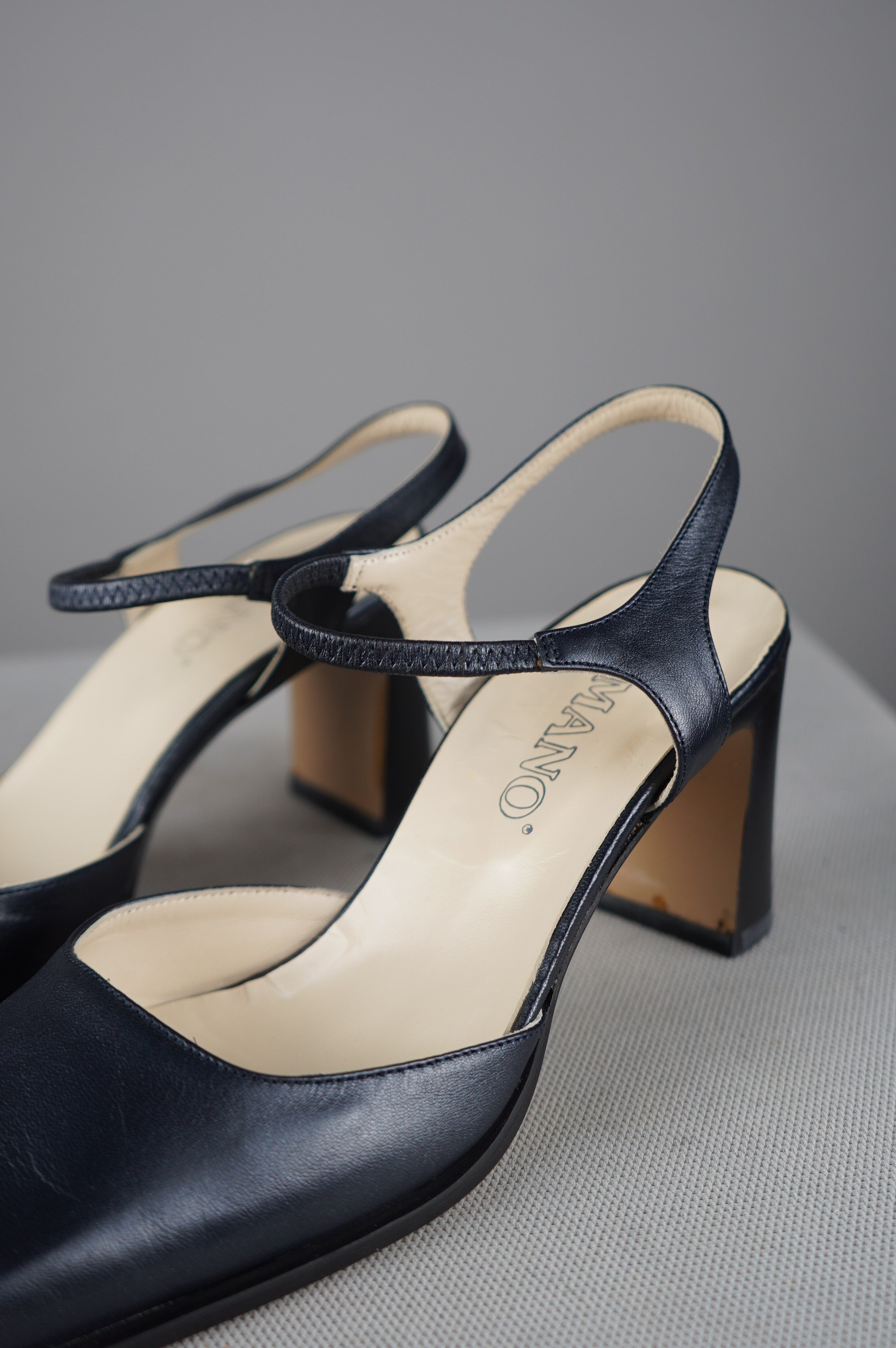 Tacchi vintage in vera pelle